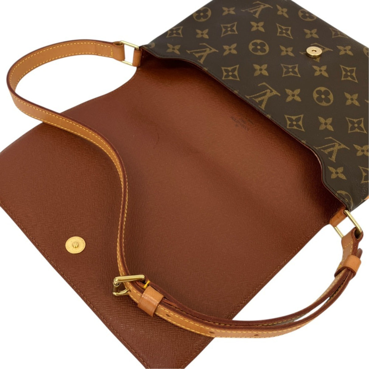 Louis Vuitton Brown Monogram Shoulder Bag (Pre-Owned)