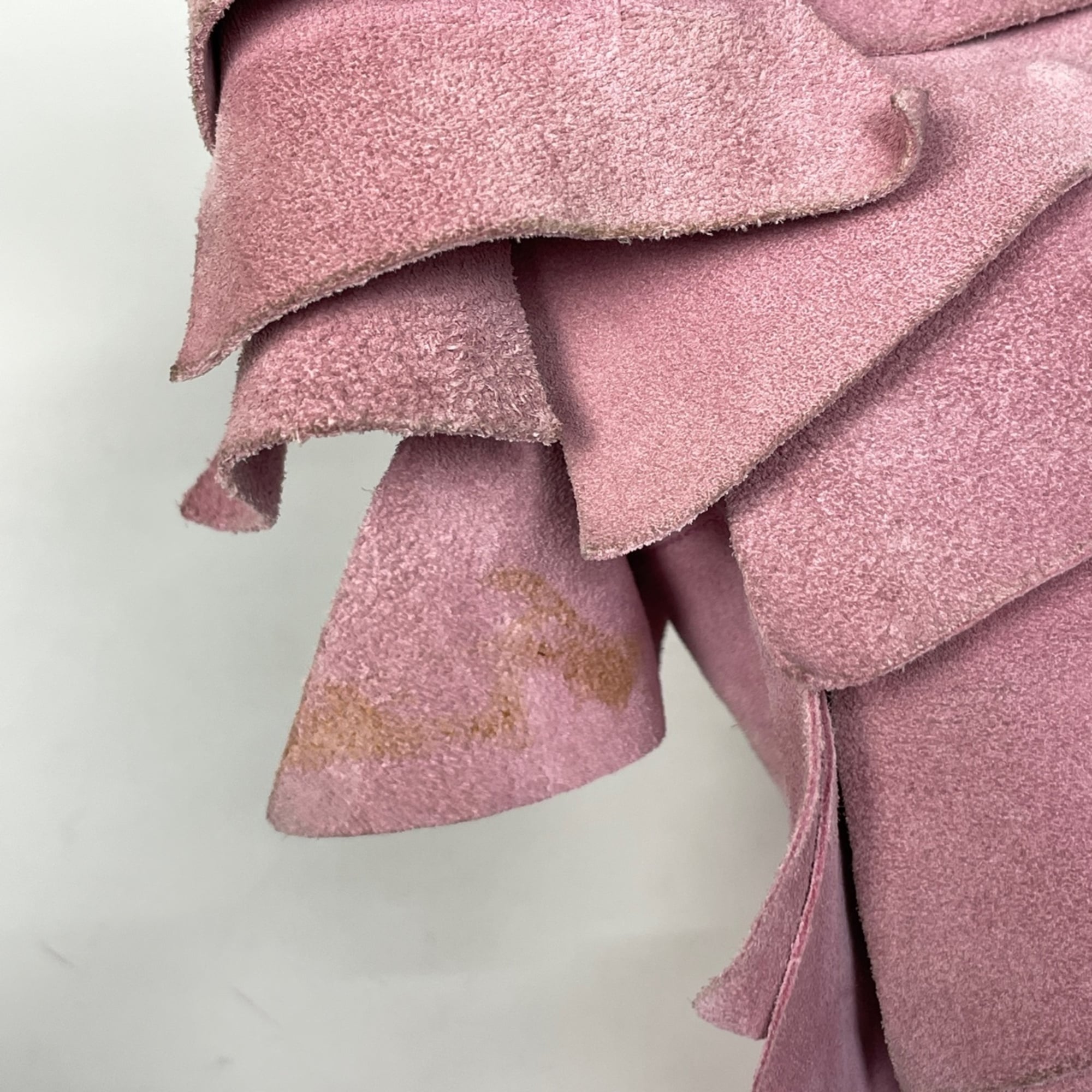 Yves Saint Laurent Pink Suede Shoulder Bag (Pre-Owned)