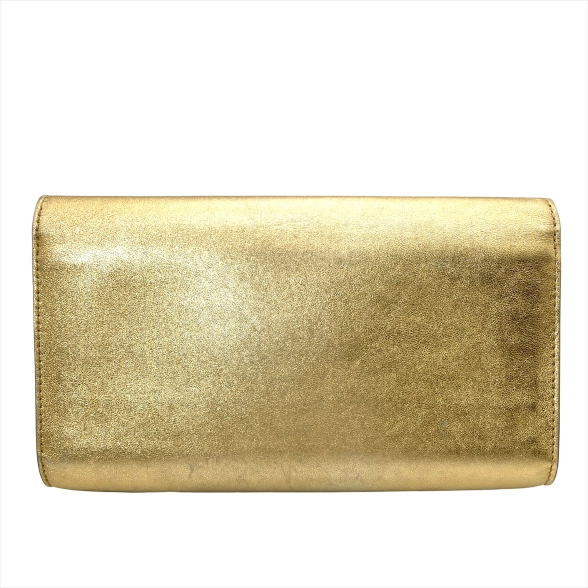 Louis Vuitton Gold Clutch Bag Pochette (Pre-Owned)