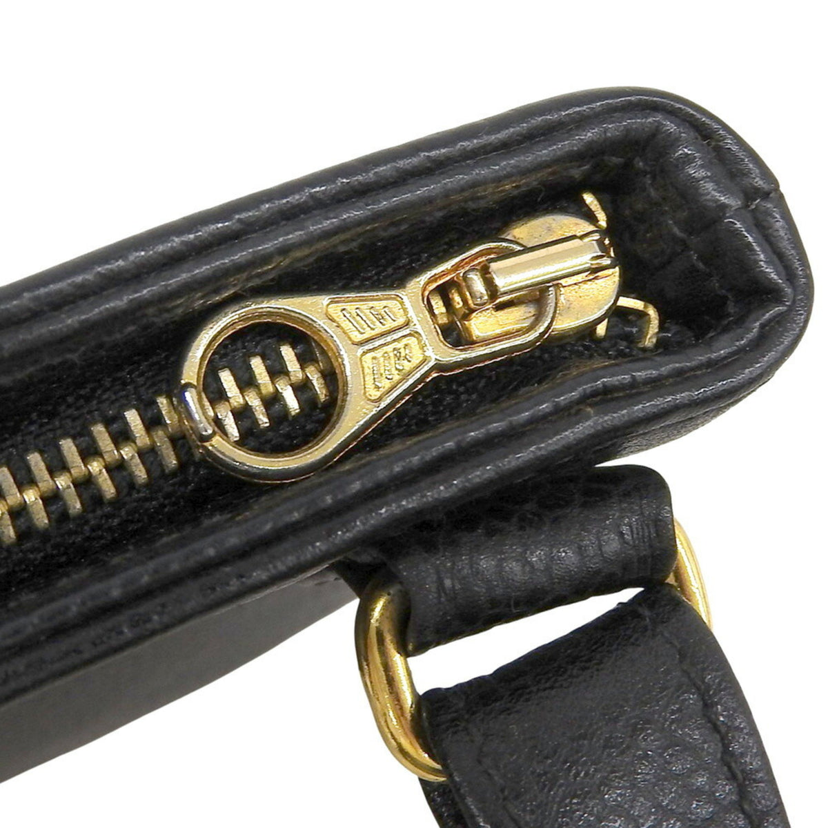 Chanel Black Grained Calfskin Fanny Pack (Pre-Owned)