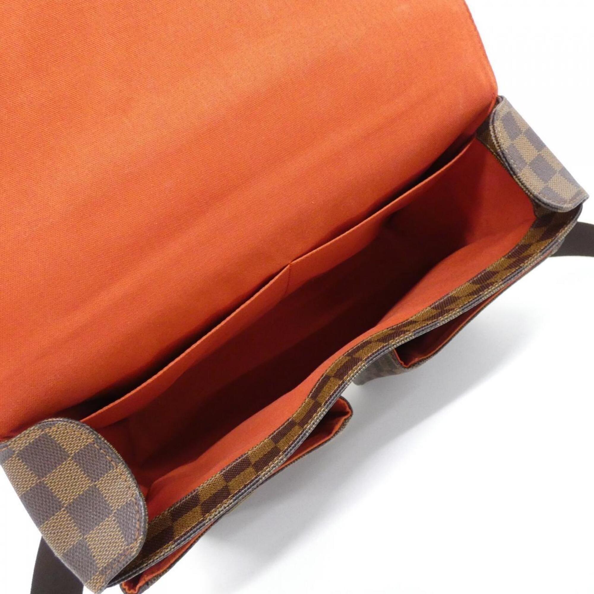 Louis Vuitton Brown Coated Canvas Shoulder Bag (Pre-Owned)