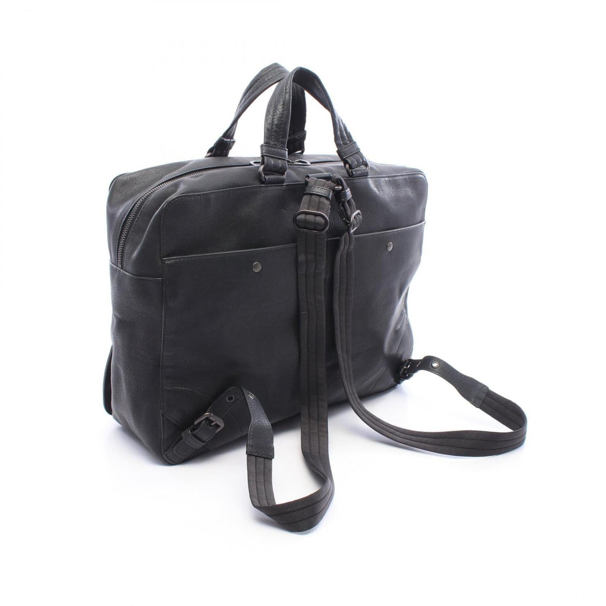 Bottega Veneta Black Intrecciato Handbag (Pre-Owned)