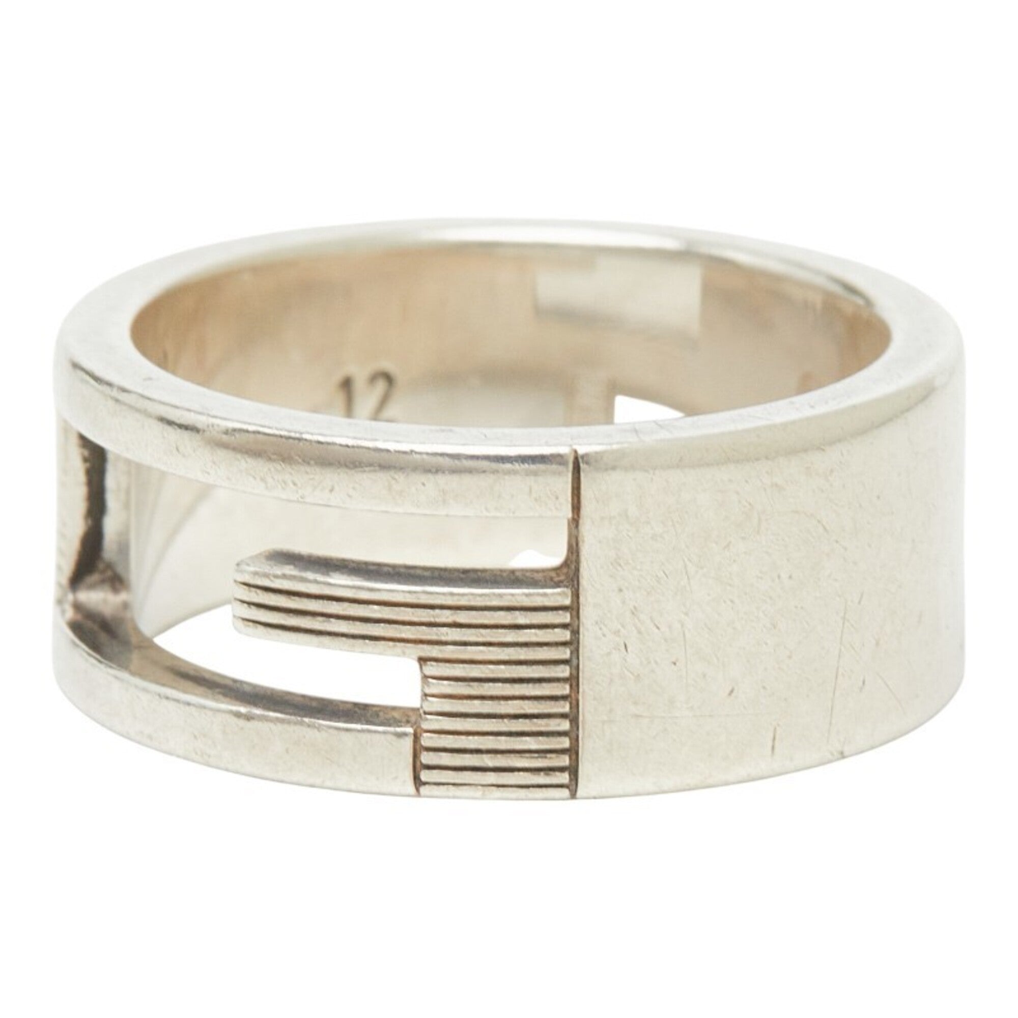 Gucci Silver 925 Band Ring (Pre-Owned)