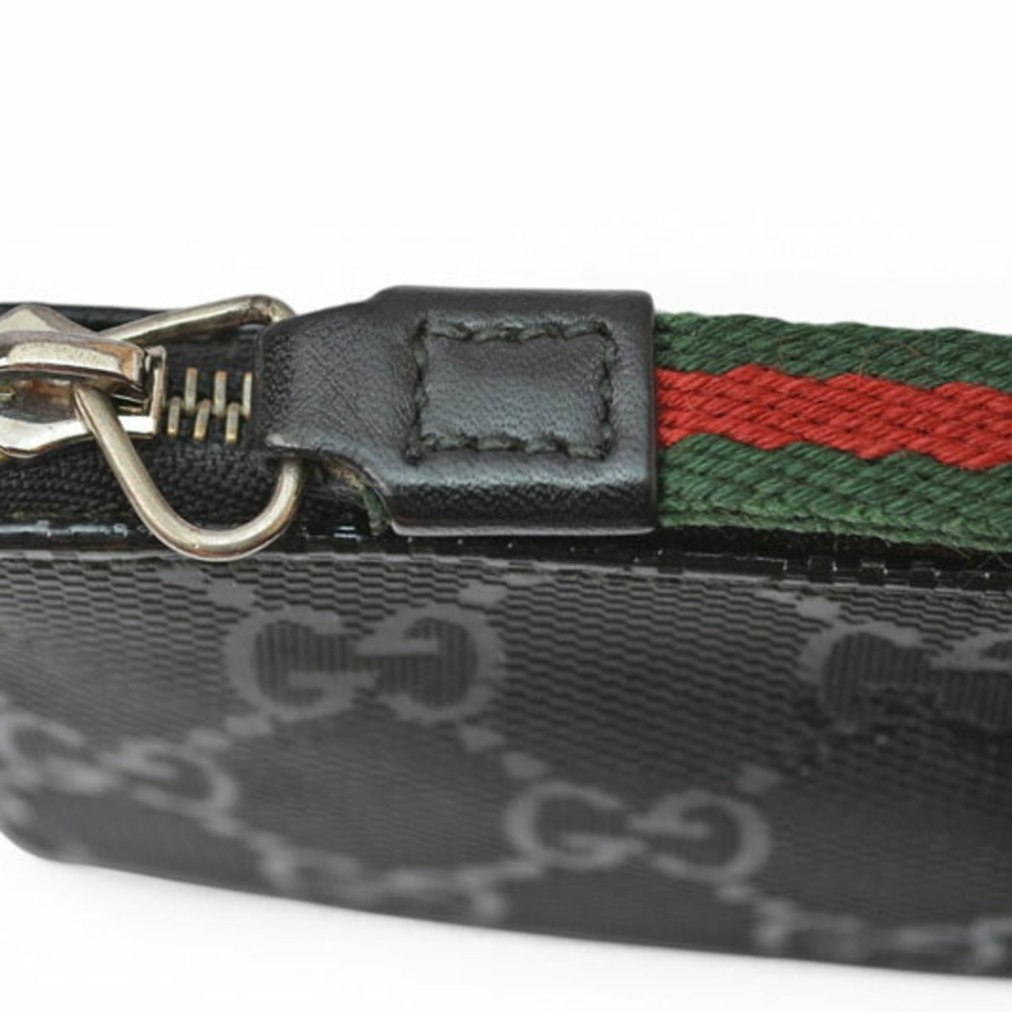 Gucci Black Coated Canvas Coin Purse/Coin Case (Pre-Owned)