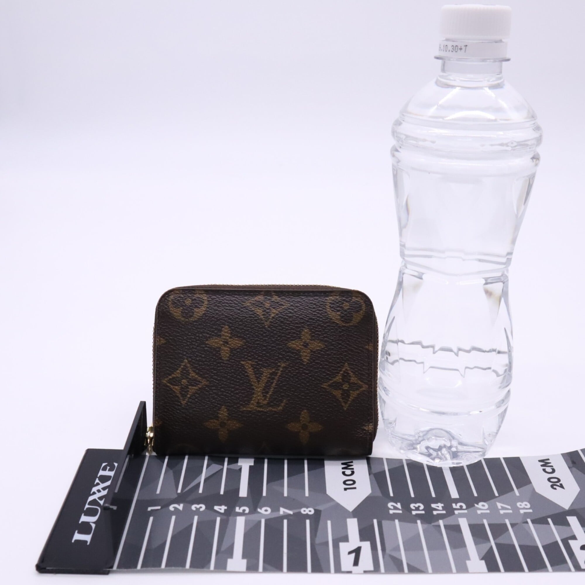 Louis Vuitton Monogram Beige Brown Monogram Monogram Leather Coin Purse/Coin Case (Pre-Owned)