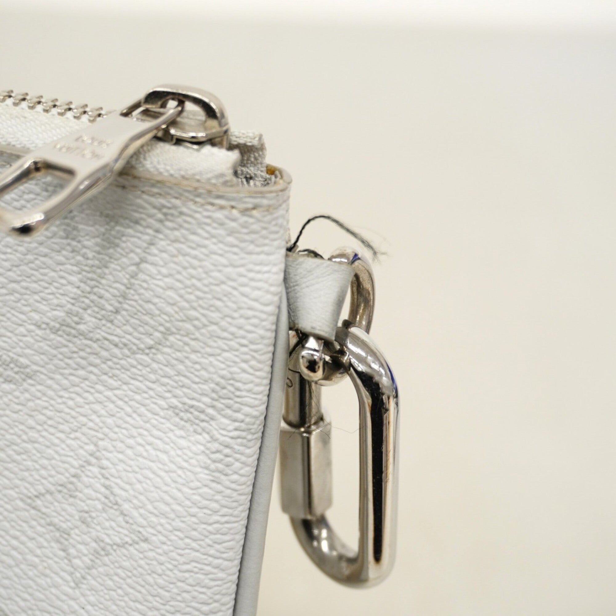 Louis Vuitton Gray Yellow Clutch Bag (Pre-Owned)