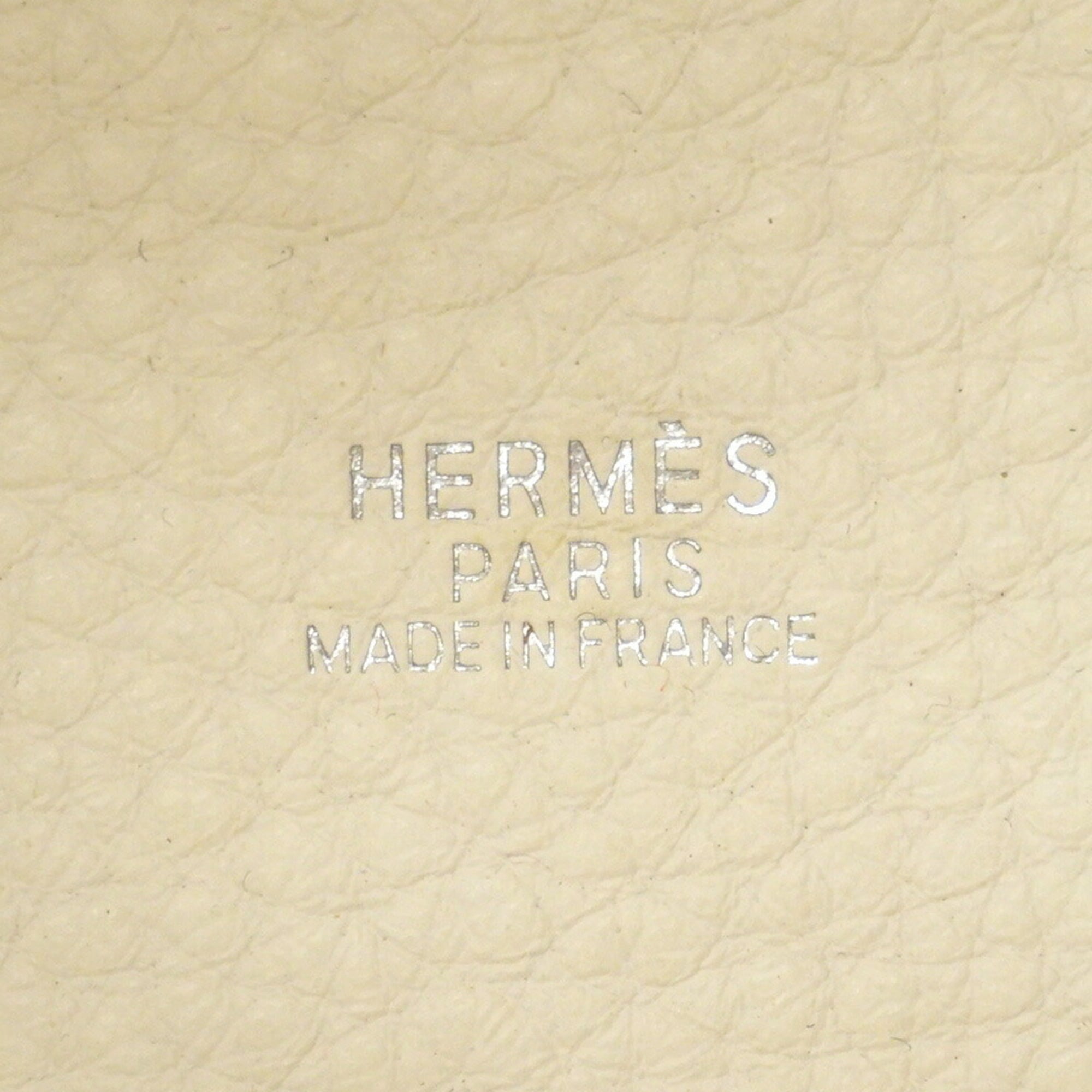 Hermes White Toile H Handbag (Pre-Owned)