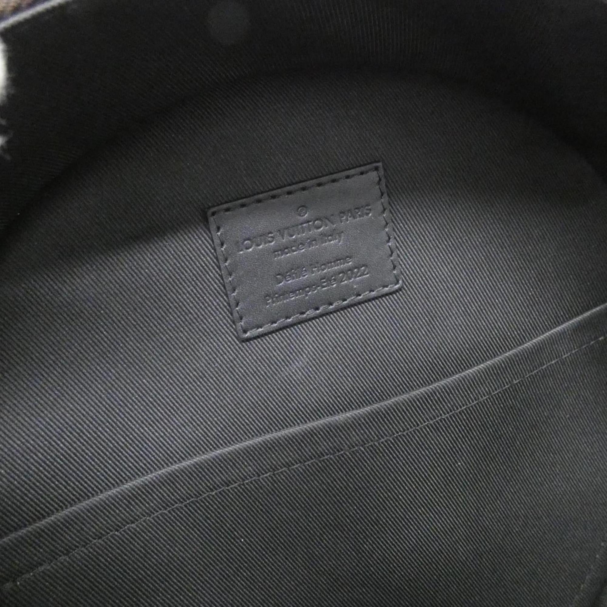 Louis Vuitton Marron Coated Canvas Shoulder Bag (Pre-Owned)