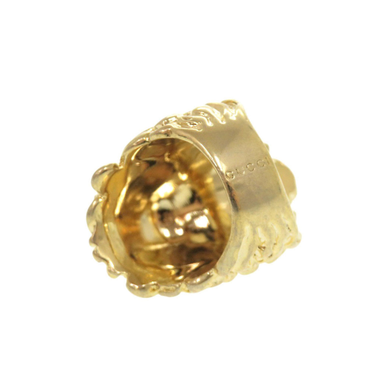 Gucci Gold Metal Band Ring (Pre-Owned)