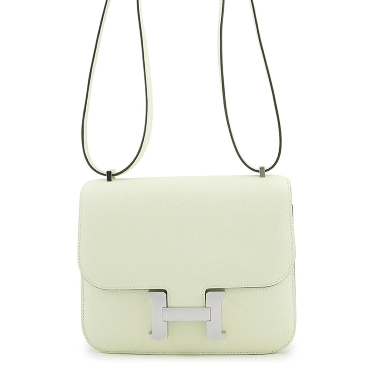 Hermes Light Green Vert Epsom Leather Handbag Shoulder Bag (Pre-Owned)