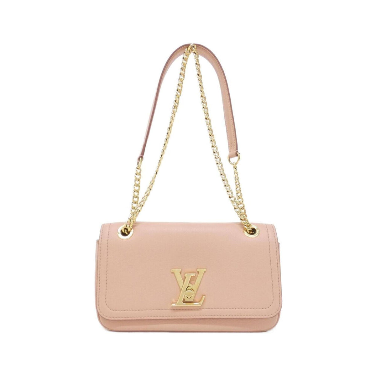 Louis Vuitton Rose Leather Shoulder Bag (Pre-Owned)