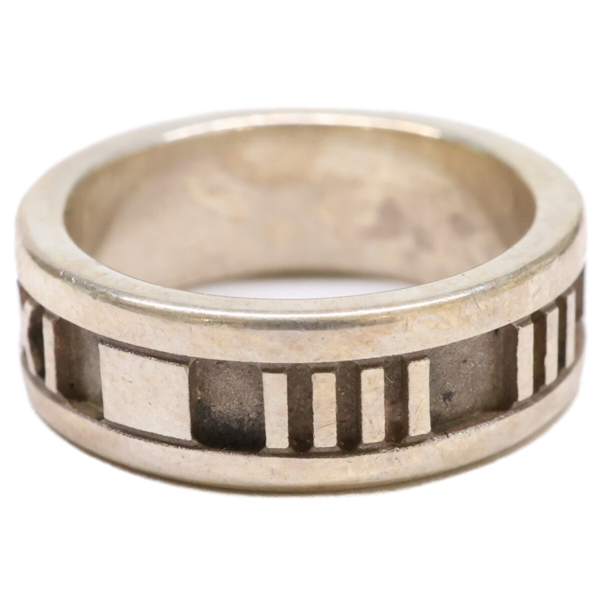 Tiffany Silver Silver 925 Band Ring (Pre-Owned)