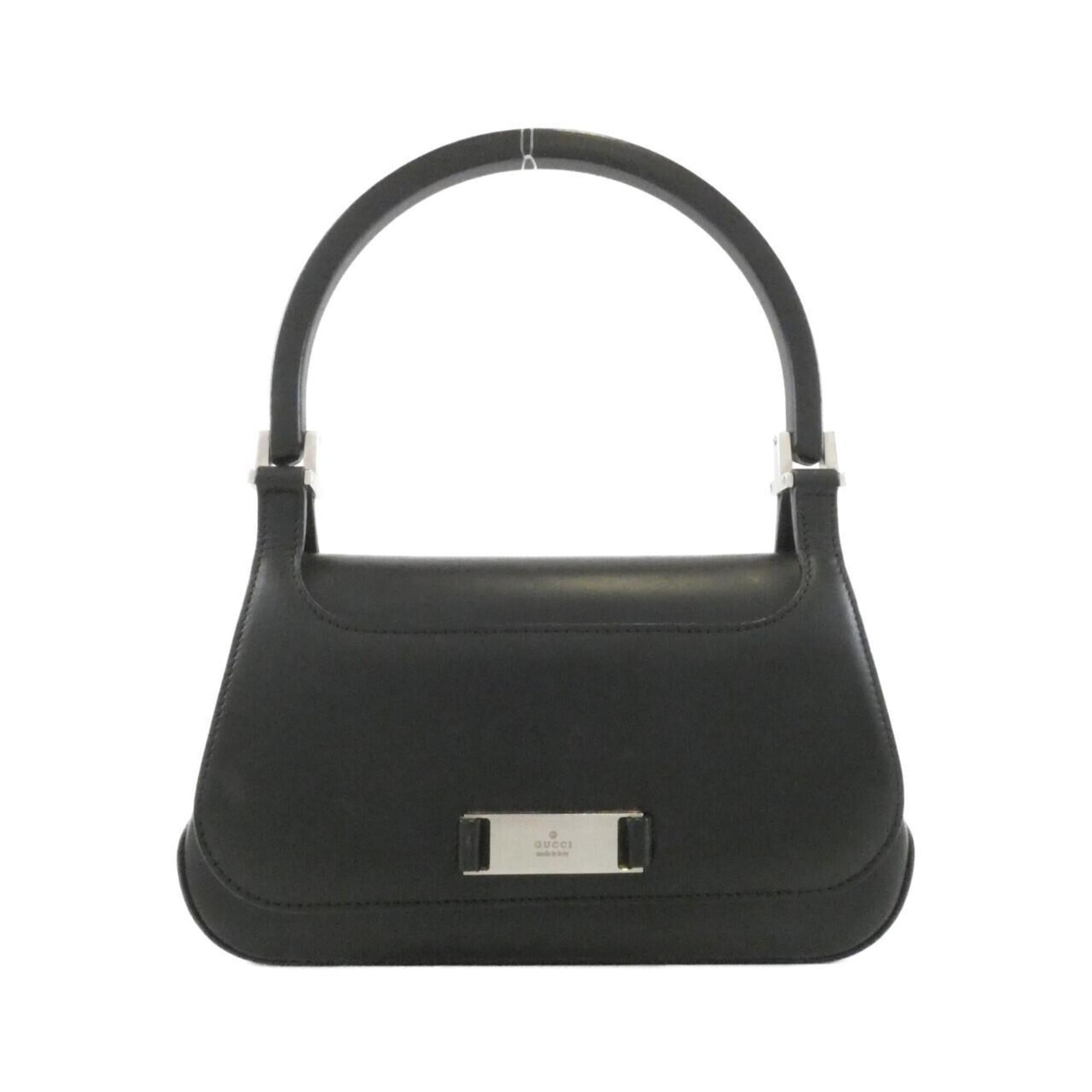 Gucci Black Leather Handbag (Pre-Owned)