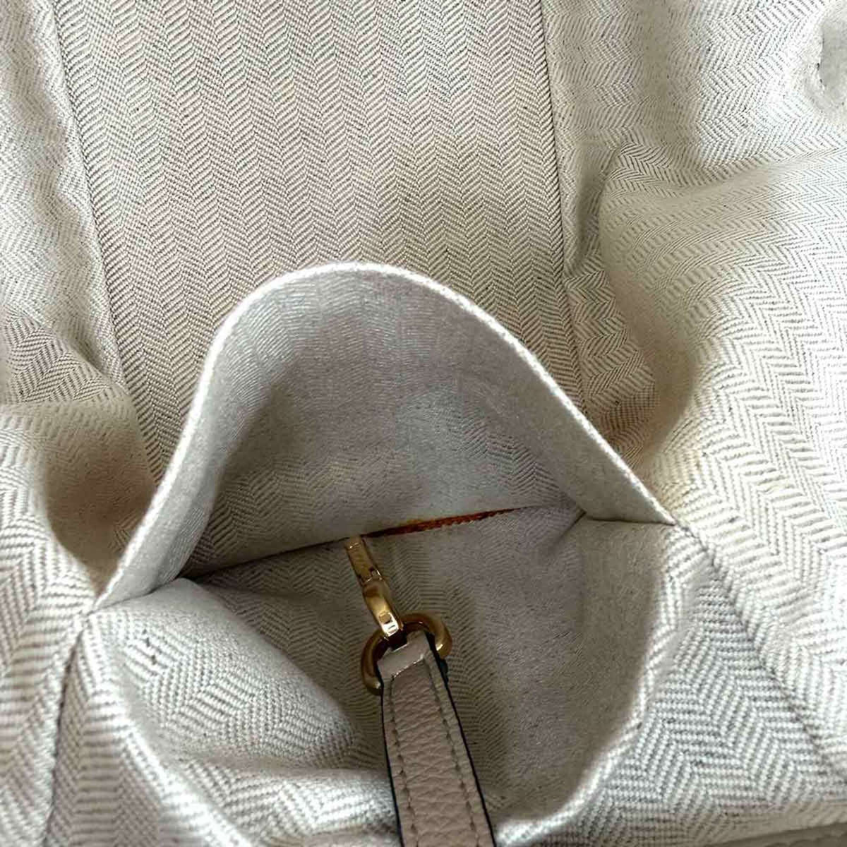 Loewe Hammock Beige Brown Leather Handbag (Pre-Owned)