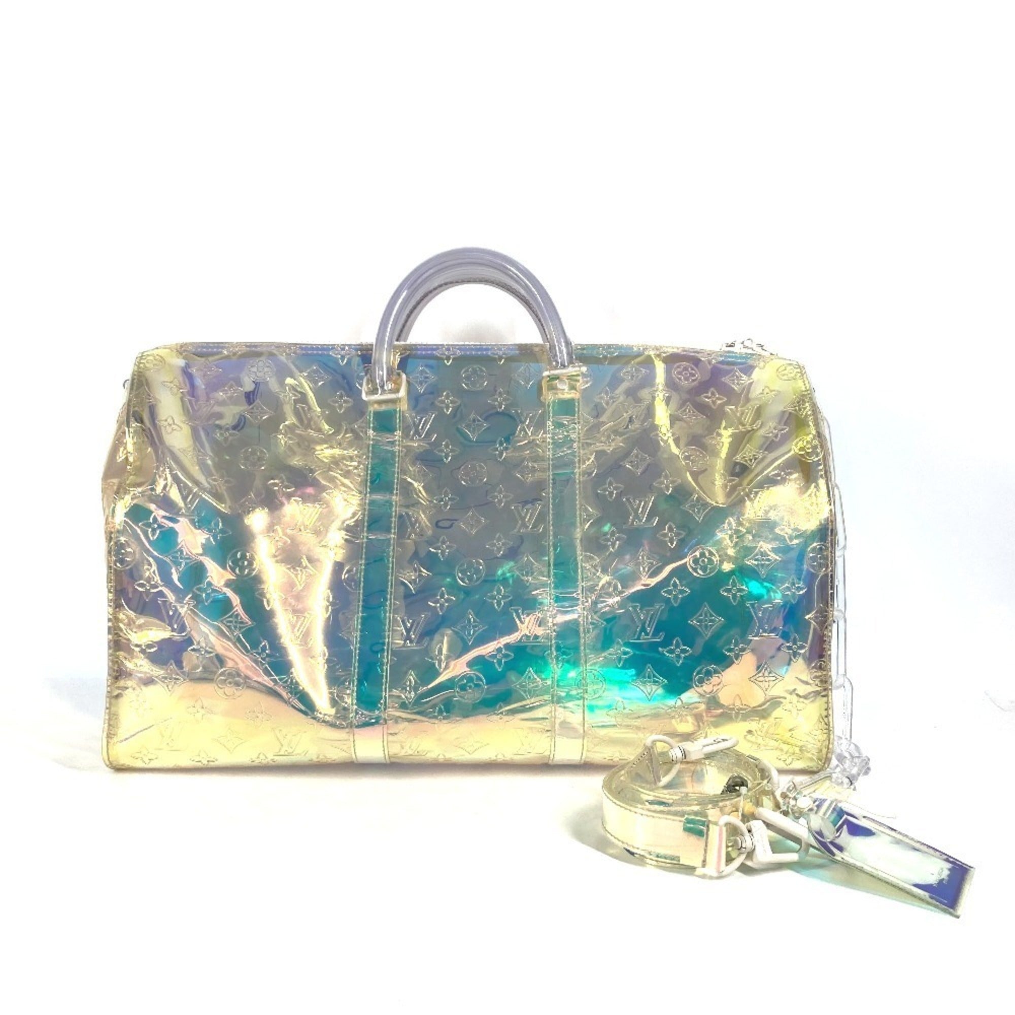 Louis Vuitton Clear Monogram Boston Bag Shoulder Bag (Pre-Owned)