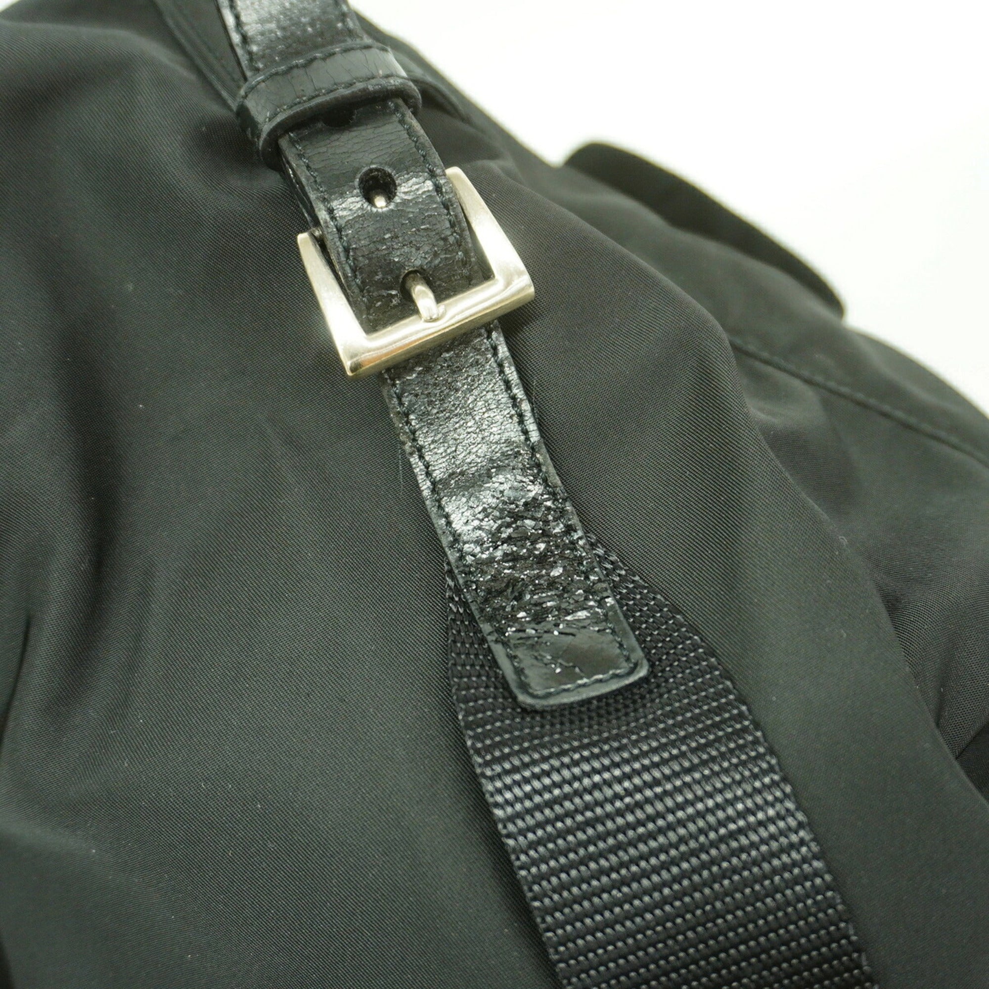 Prada Black Nylon Backpack (Pre-Owned)