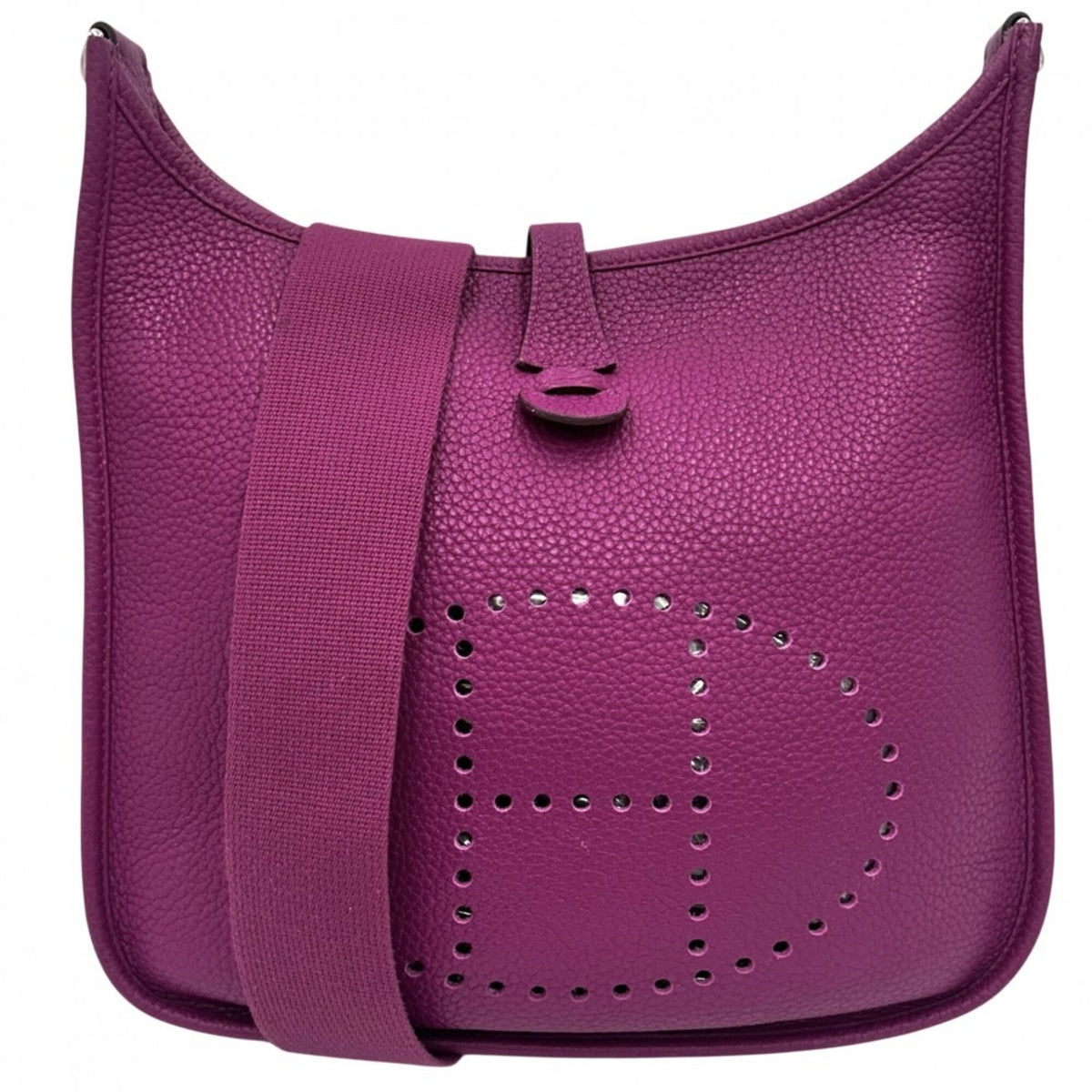 Hermes Pink Purple Leather Shoulder Bag (Pre-Owned)