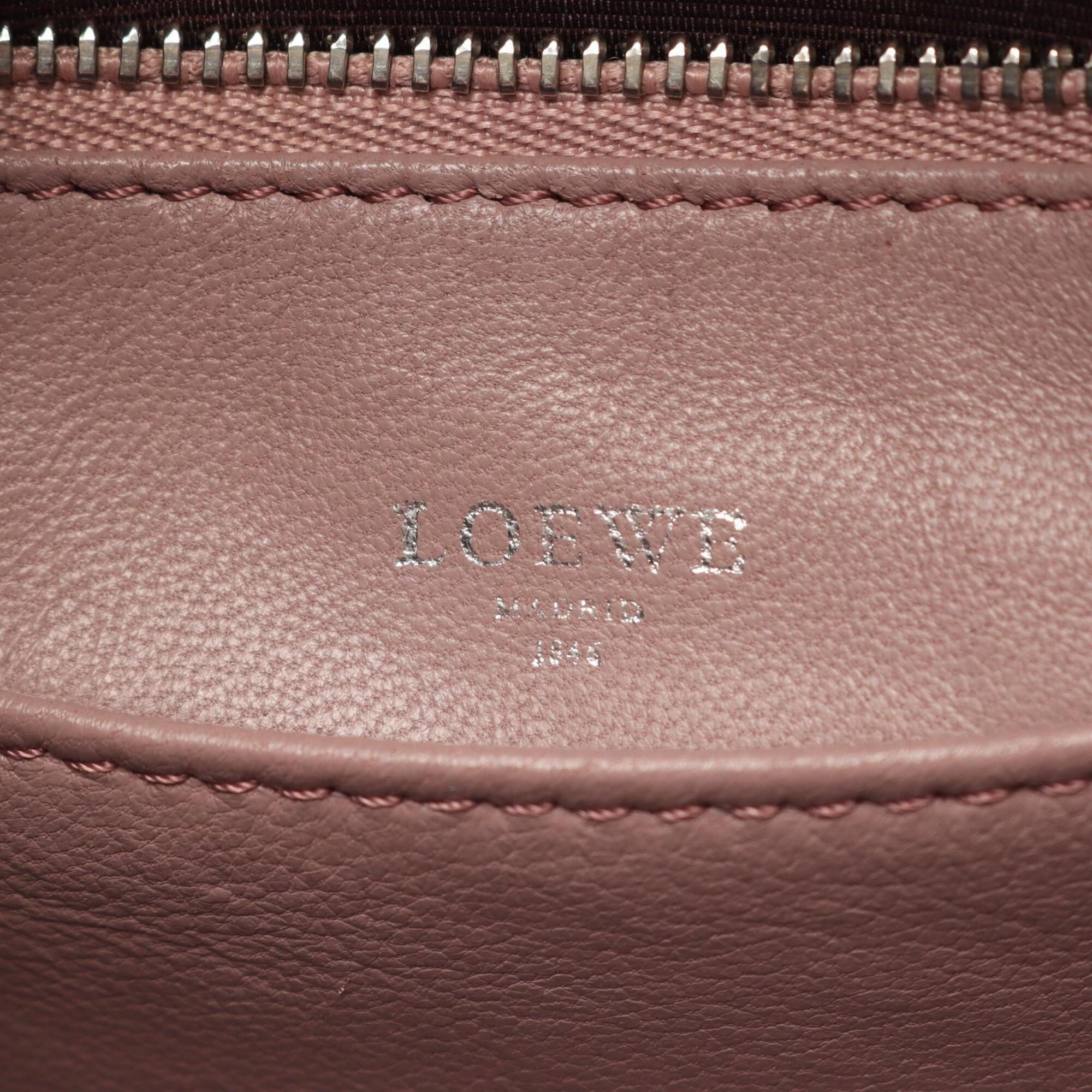 Loewe Pink Leather Handbag (Pre-Owned)