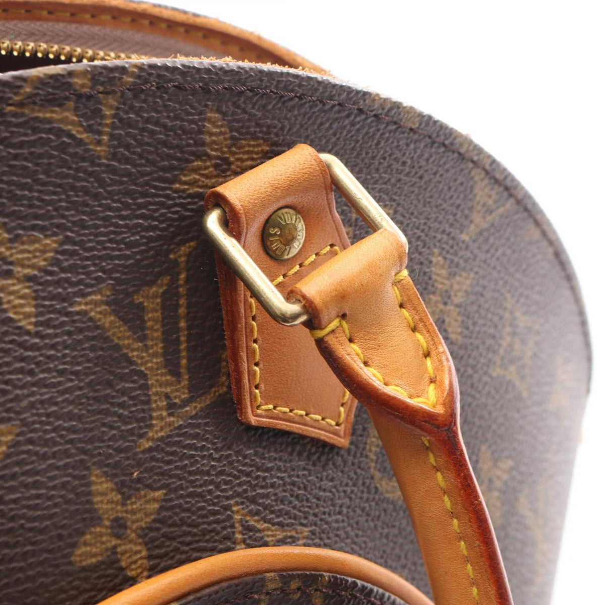 Louis Vuitton Brown Coated Canvas Leather Handbag (Pre-Owned)