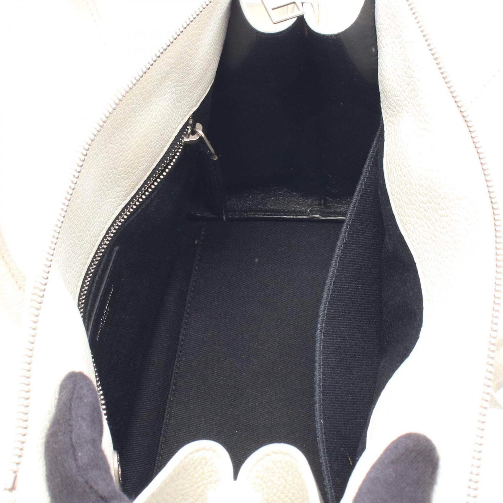Saint Laurent White Leather Handbag (Pre-Owned)