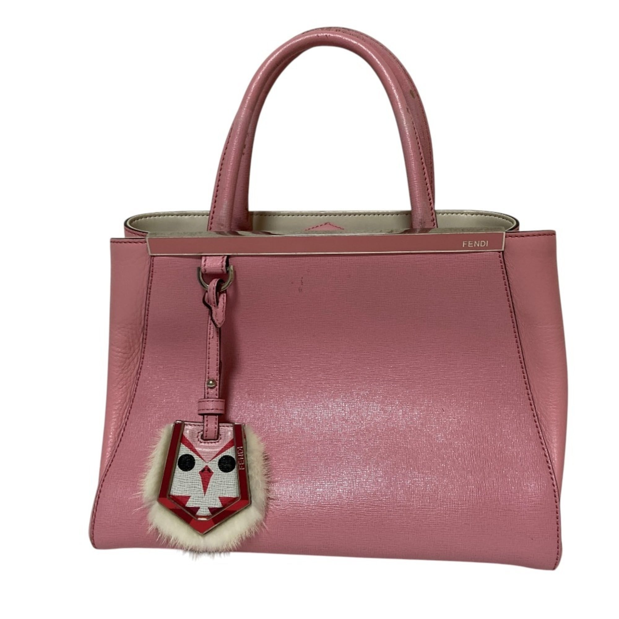 Fendi Pink Leather Handbag (Pre-Owned)