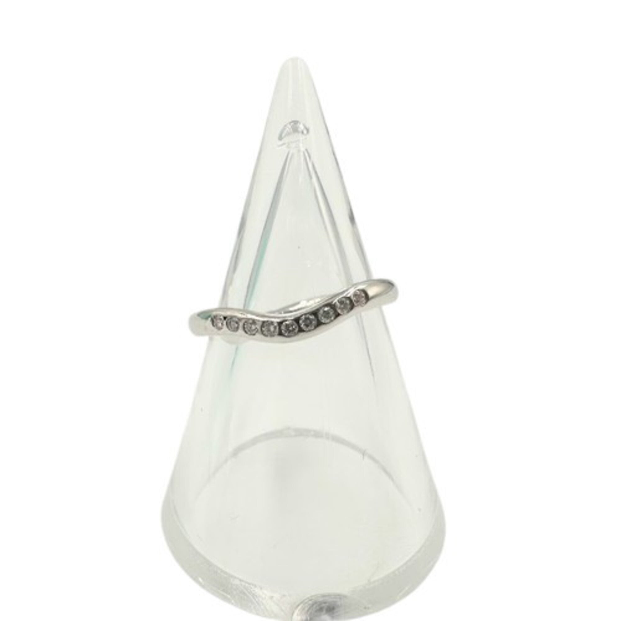 Tiffany Platinum Platinum 950 Band Ring (Pre-Owned)