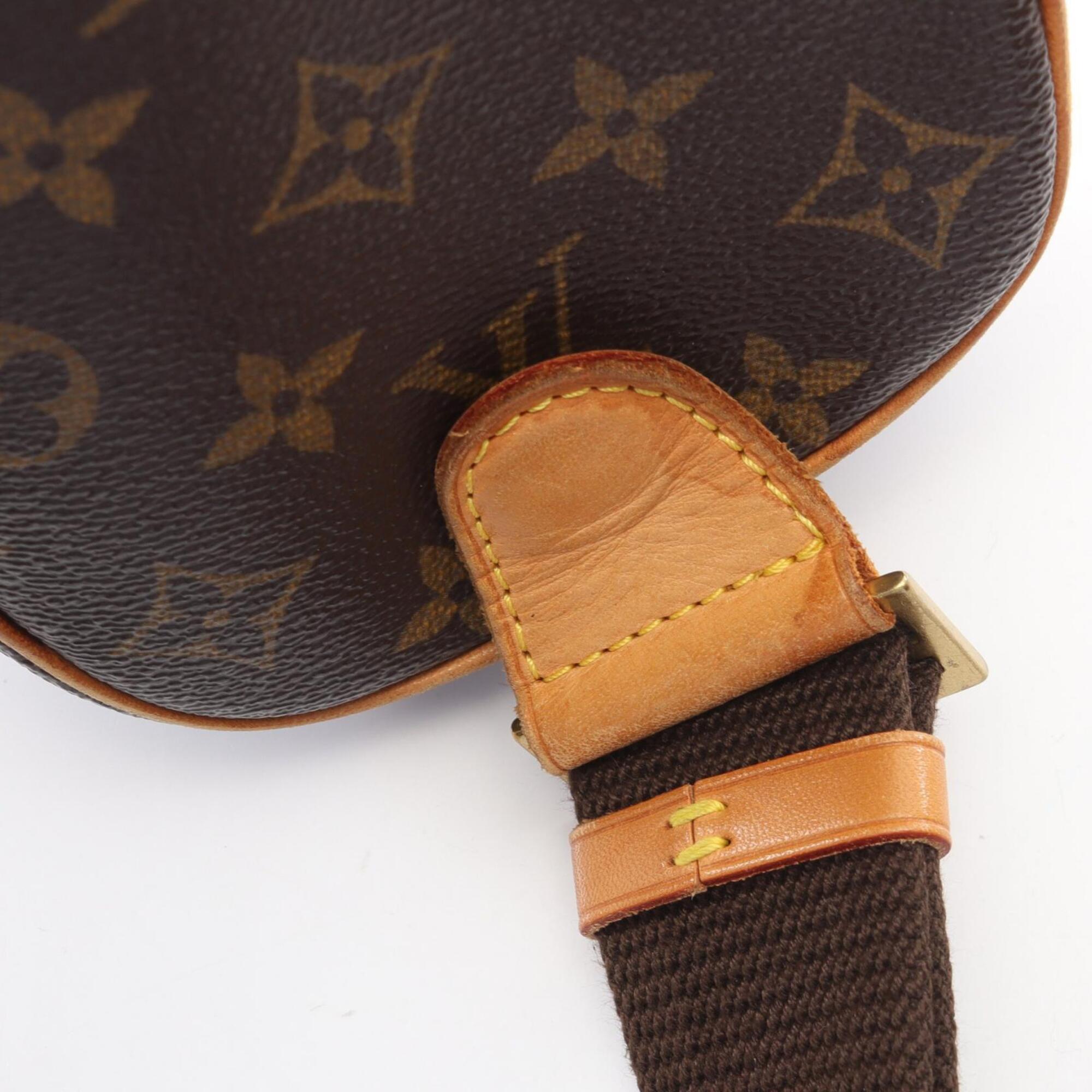 Louis Vuitton Brown Monogram Coated Canvas Leather Fanny Pack Sling Bag (Pre-Owned)