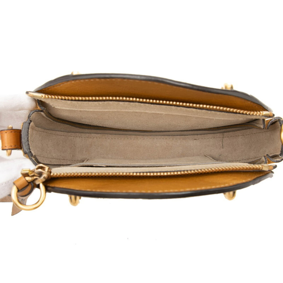 Chloé Brown Leather Suede Handbag Shoulder Bag (Pre-Owned)