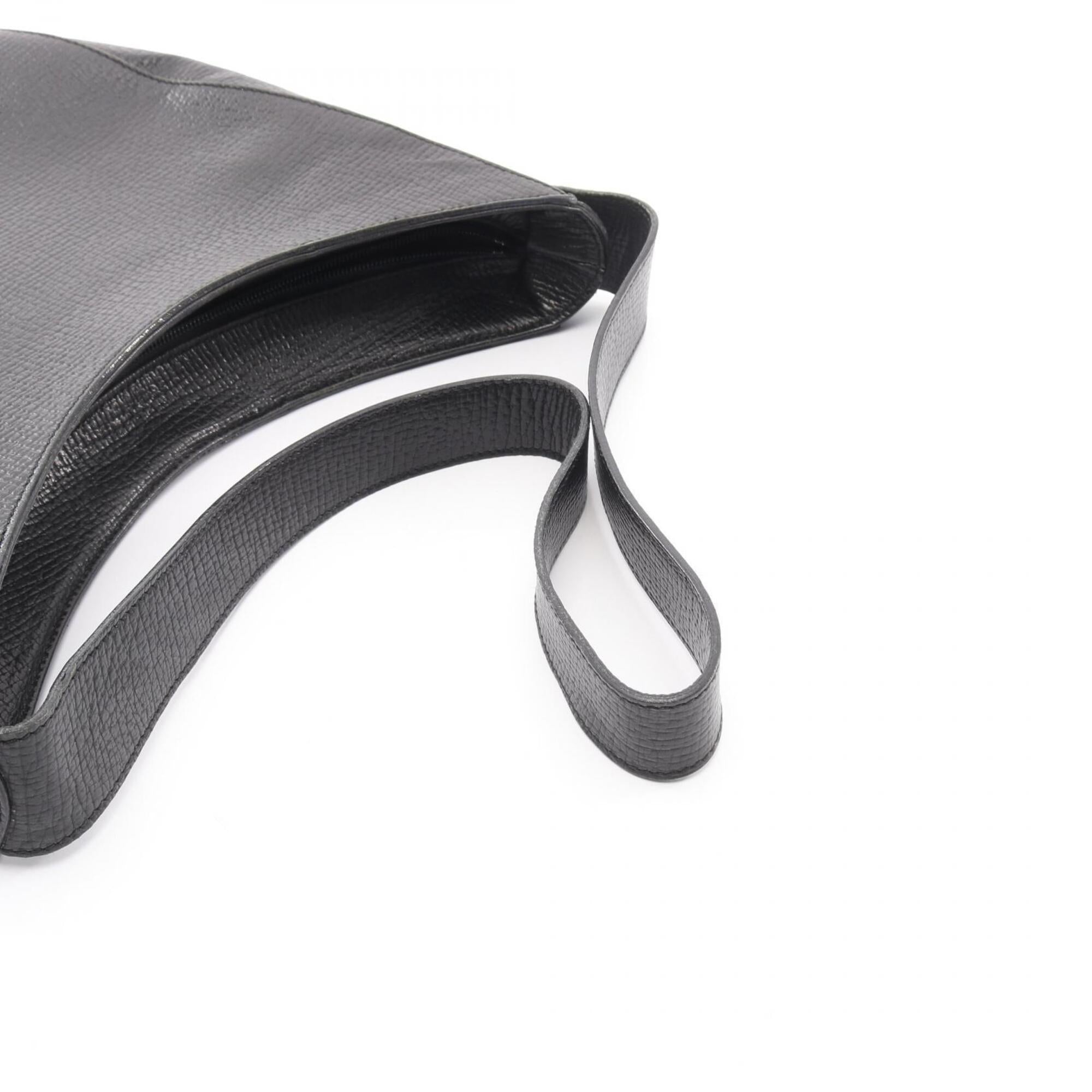Loewe Black Leather Handbag Shoulder Bag (Pre-Owned)