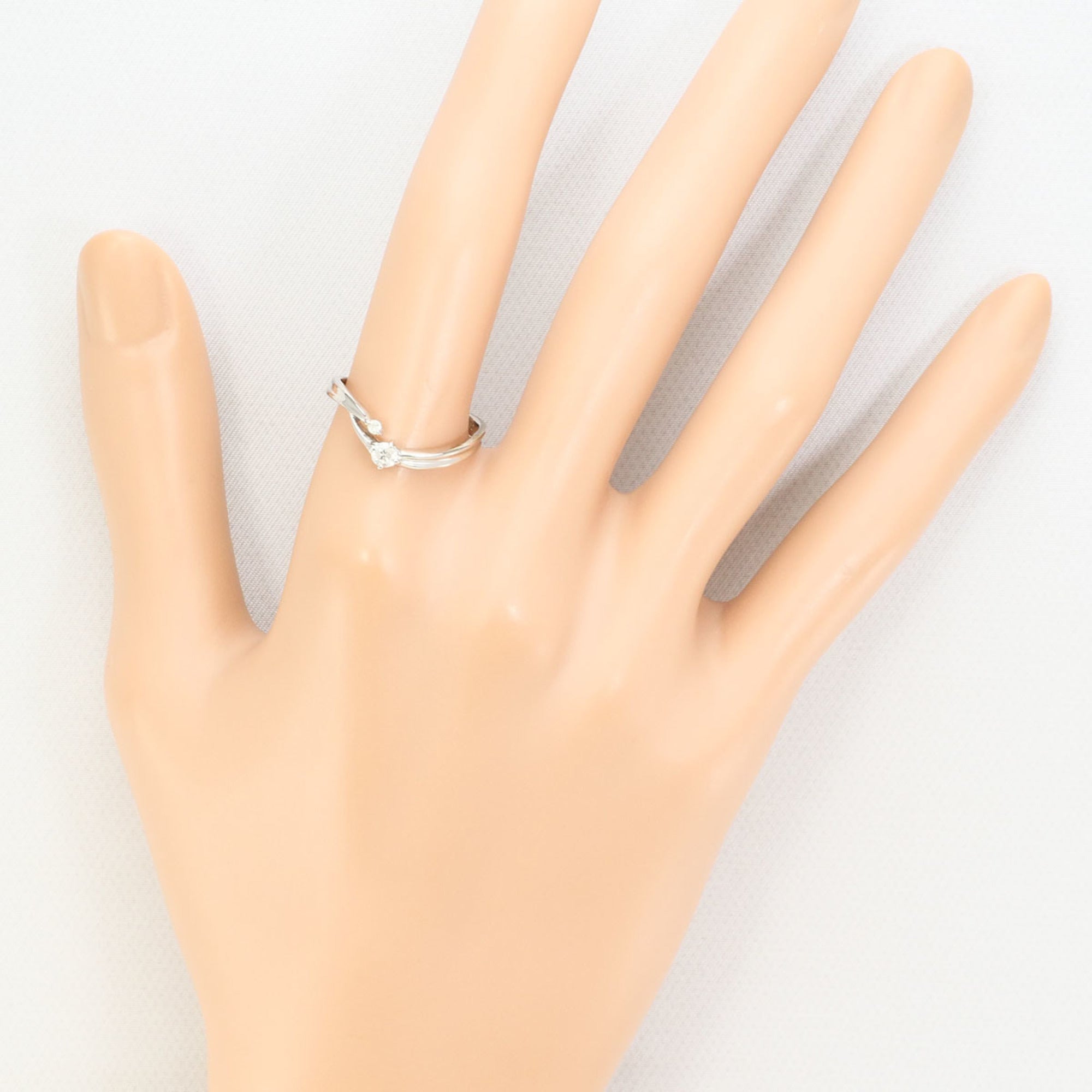 Unbranded White Gold White Gold (14K) Band Ring (Pre-Owned)
