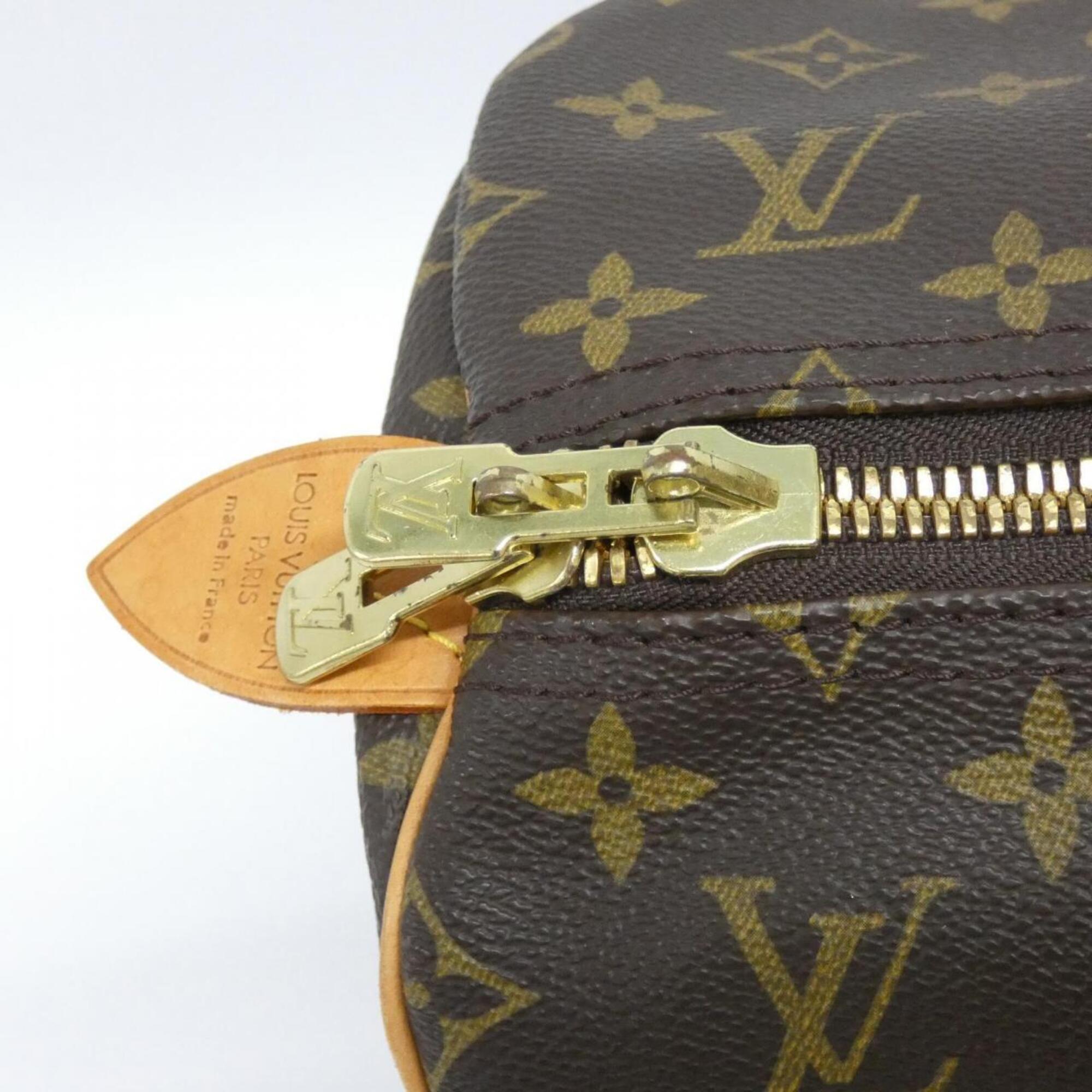 Louis Vuitton Brown Coated Canvas Boston Bag (Pre-Owned)
