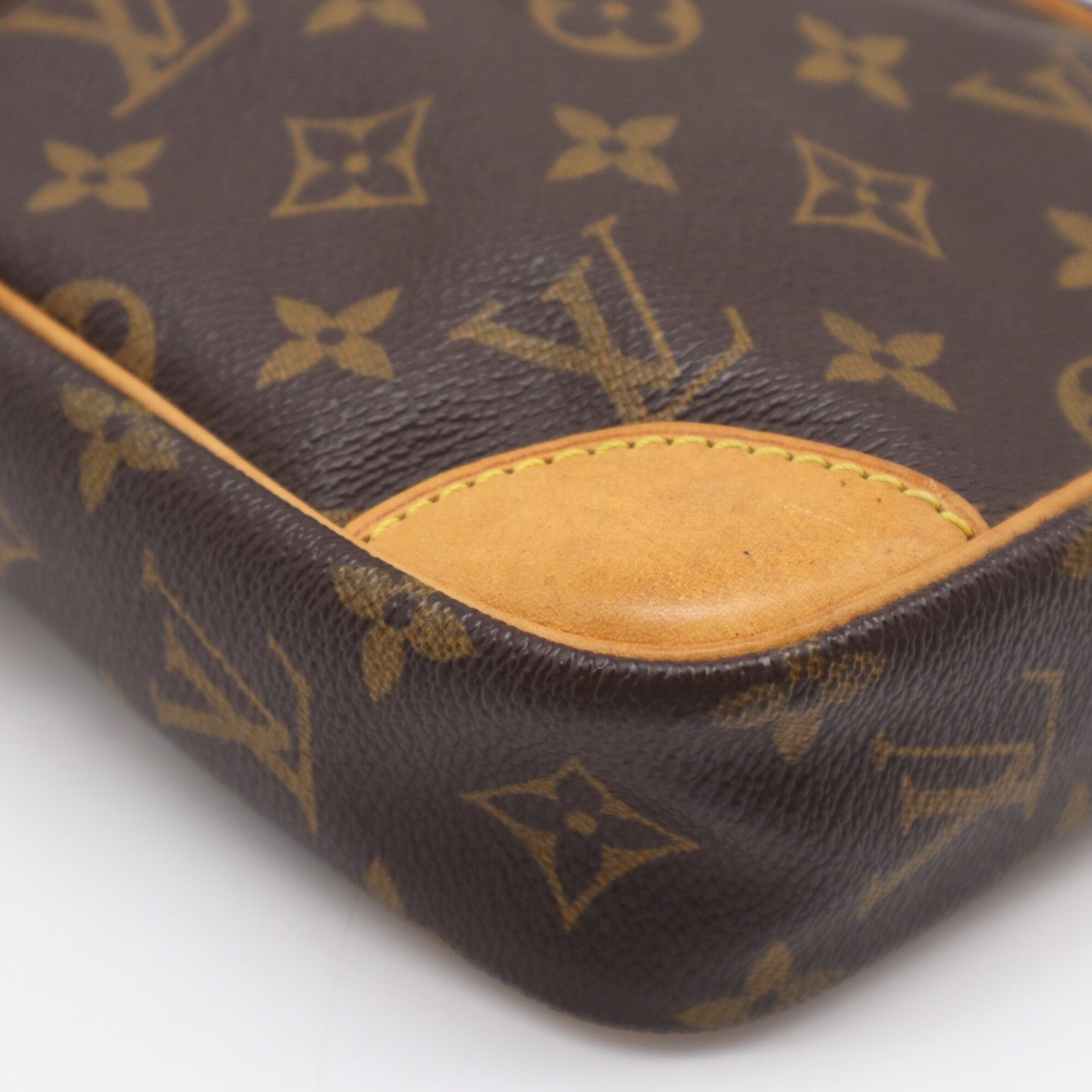 Louis Vuitton Monogram Beige Brown Shoulder Bag (Pre-Owned)