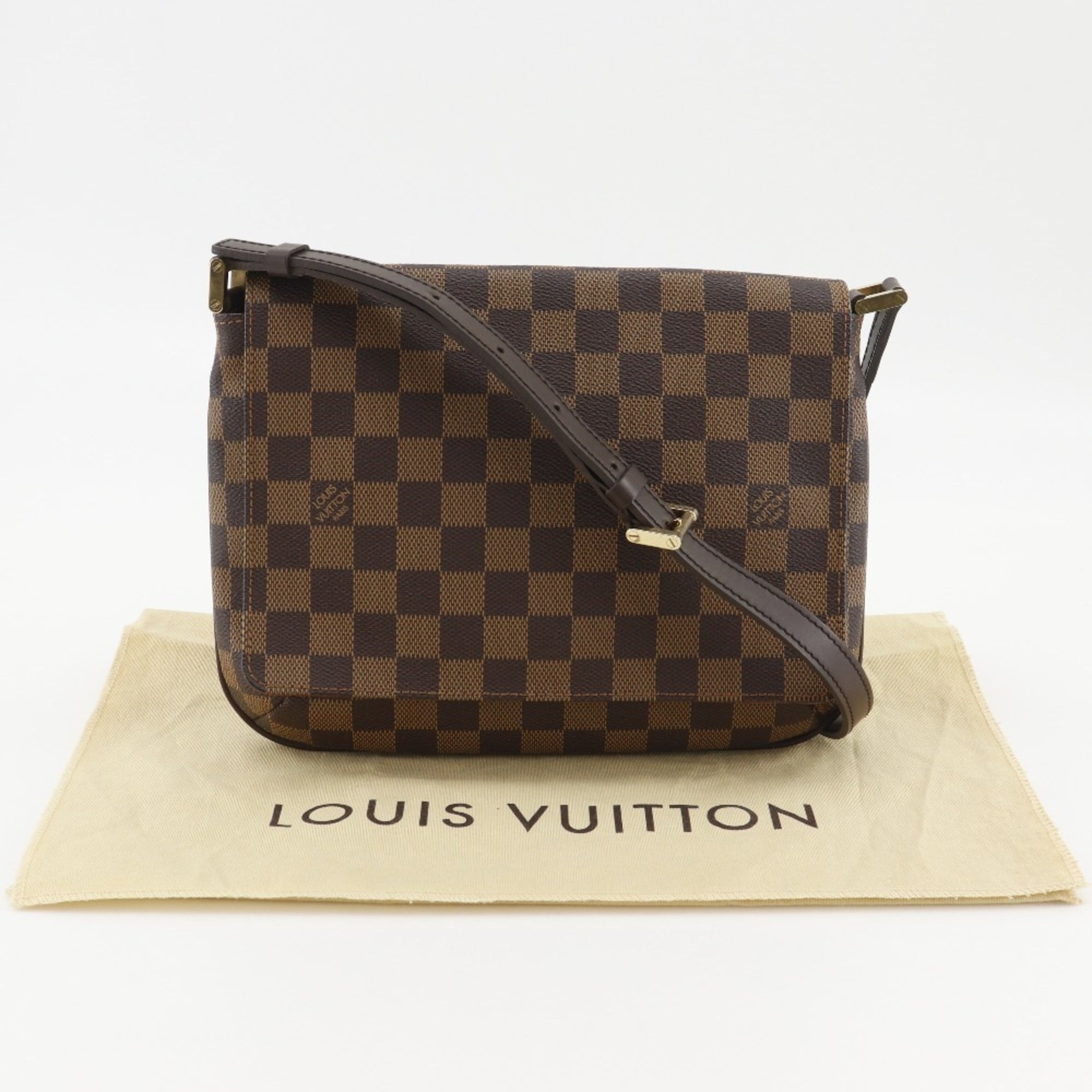 Louis Vuitton Brown Damier Canvas Shoulder Bag (Pre-Owned)