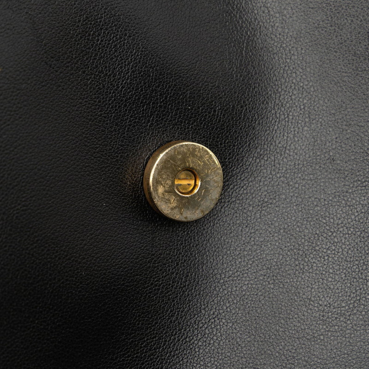 Saint Laurent Black Brown Leather Shoulder Bag (Pre-Owned)