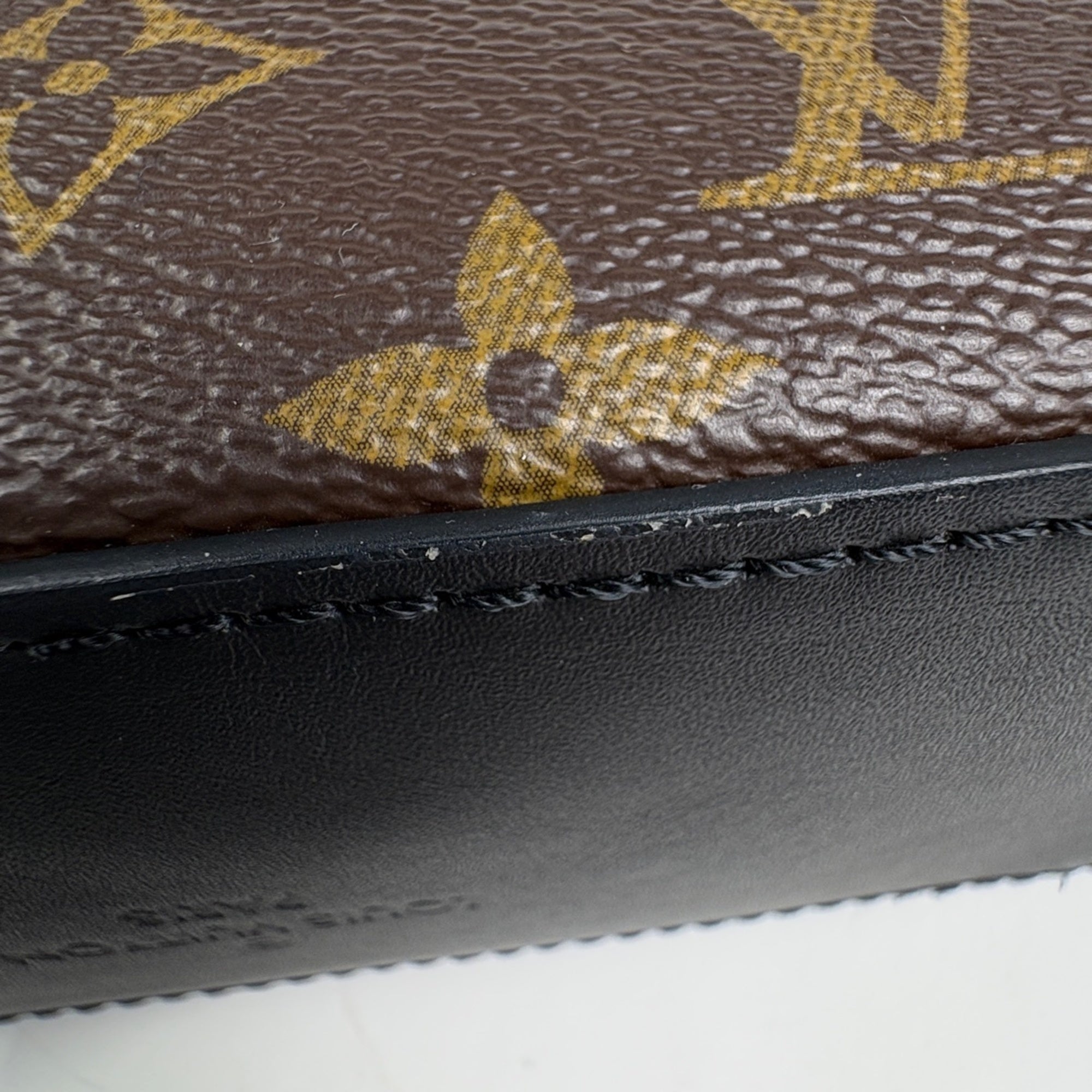 Louis Vuitton Black Brown Noir Monogram Shoulder Bag (Pre-Owned)