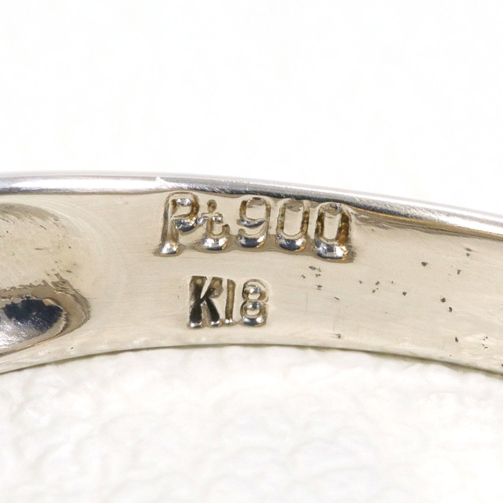 Unbranded Platinum Yellow Gold Yellow Gold (18K) Platinum 900 Band Ring (Pre-Owned)