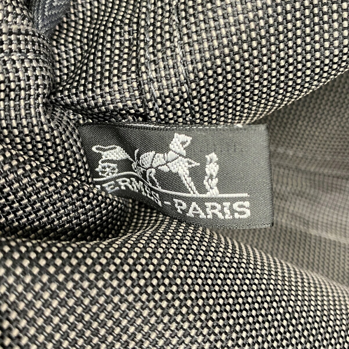 Hermes Gray Nylon Tote Bag (Pre-Owned)