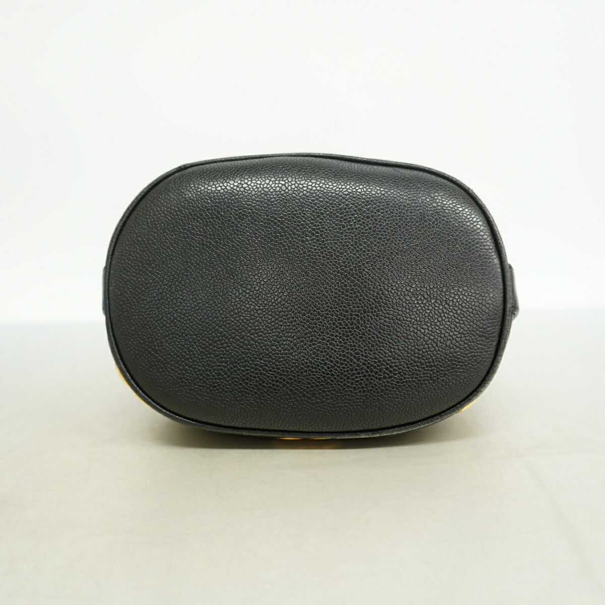 Chanel Black Grained Calfskin Shoulder Bag (Pre-Owned)