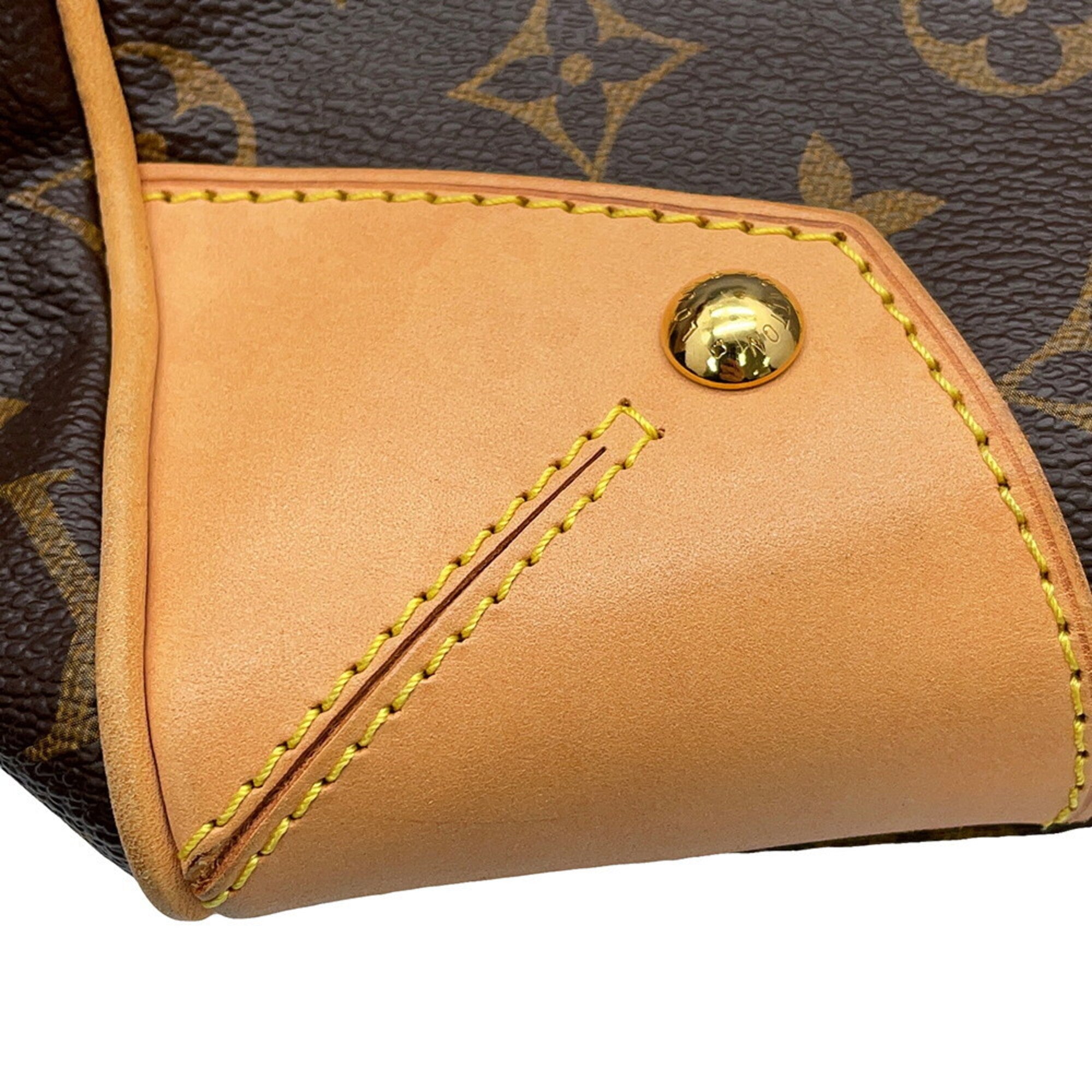 Louis Vuitton Monogram Beige Monogram Handbag Shoulder Bag (Pre-Owned)