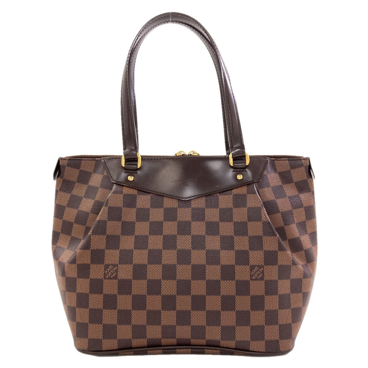 Louis Vuitton Brown Damier Canvas Ebene Damier Canvas Tote Bag (Pre-Owned)