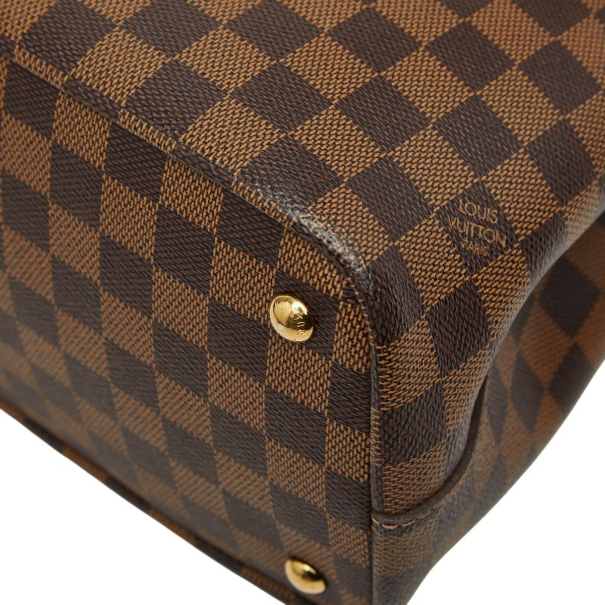 Louis Vuitton Brown Ebene Pvc Leather Shoulder Bag Tote Bag (Pre-Owned)