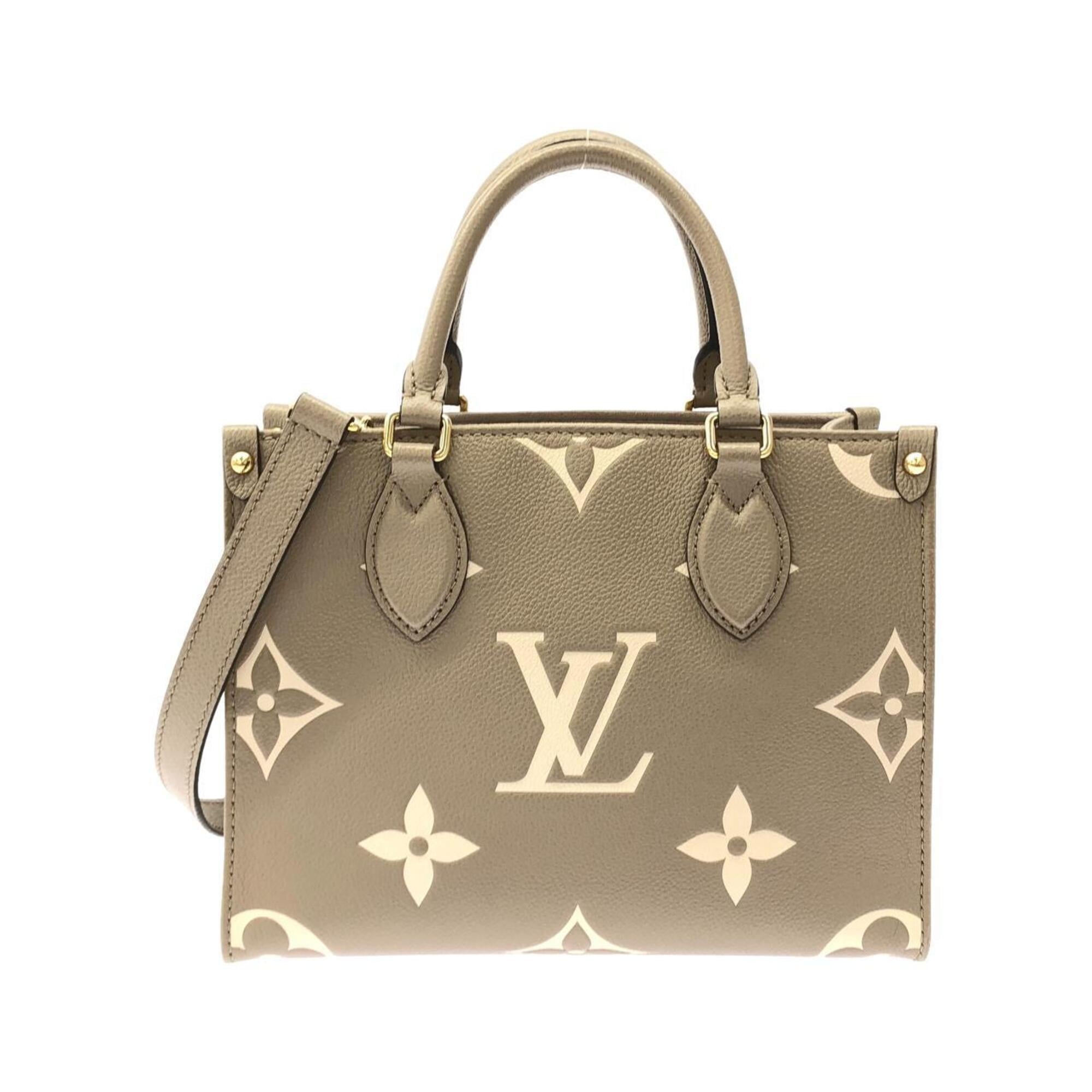 Louis Vuitton Bicolor Monogram Tourterelle Monogram Empreinte Handbag (Pre-Owned)