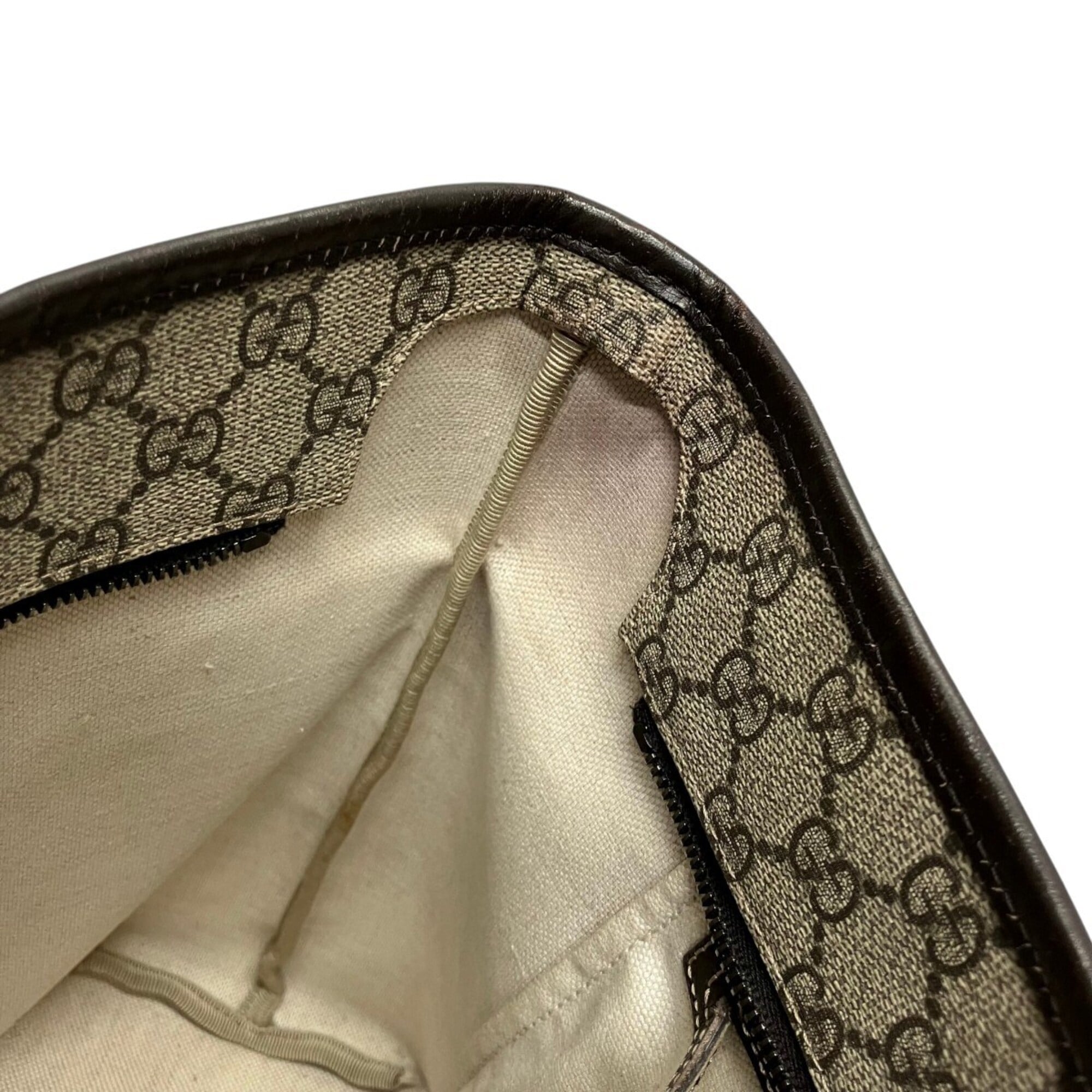 Gucci Beige Gg Supreme Tote Bag (Pre-Owned)