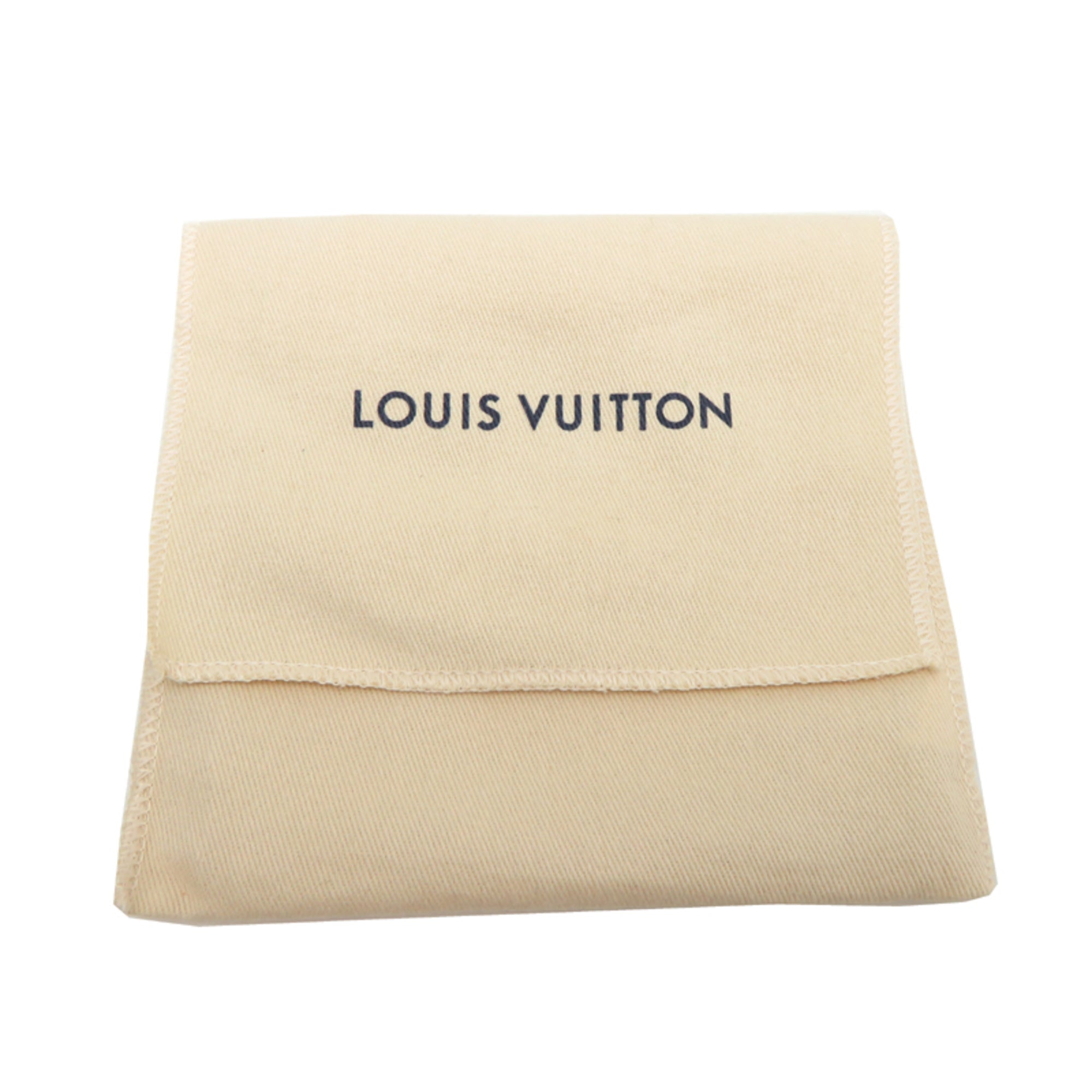 Louis Vuitton Black Brown Monogram Wallet (Tri-Fold) (Pre-Owned)