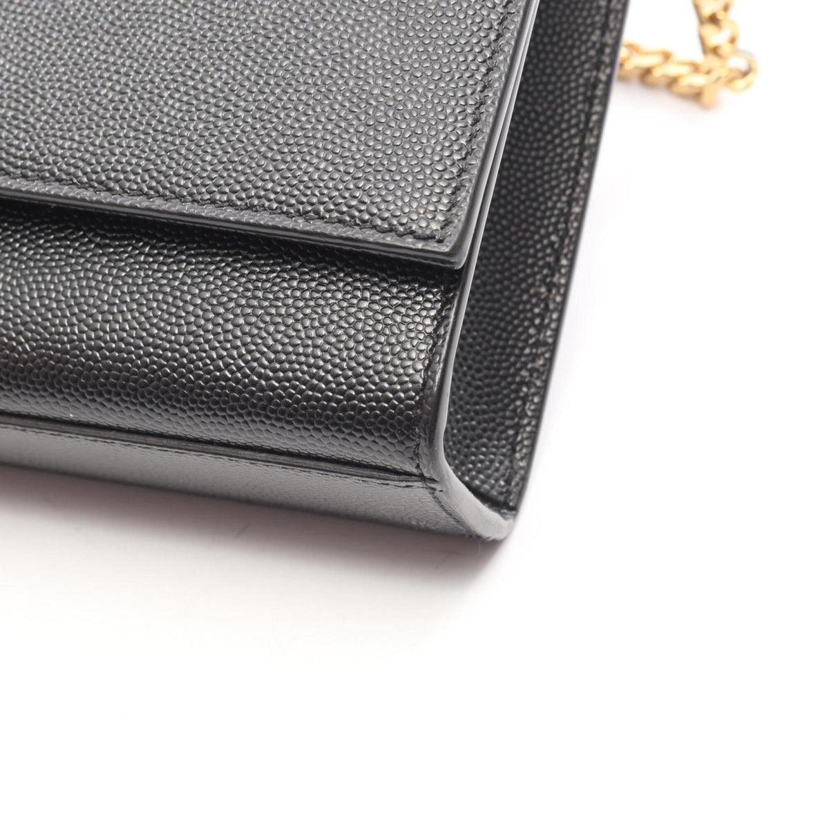 Yves Saint Laurent Black Leather Handbag Shoulder Bag (Pre-Owned)