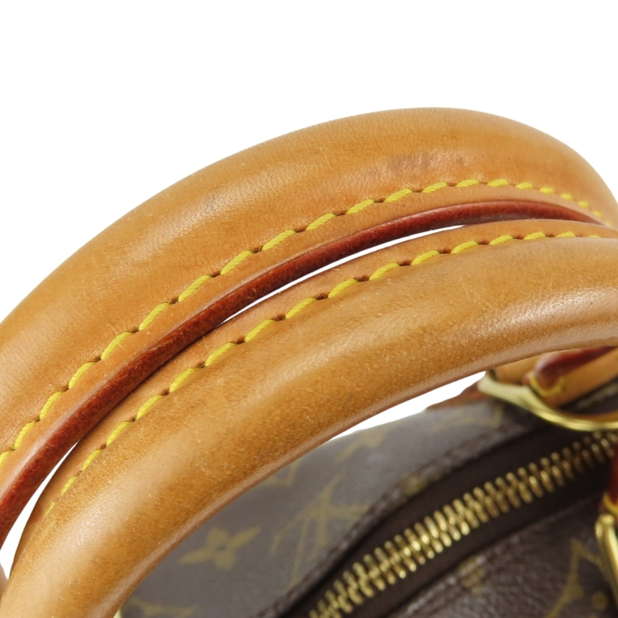 Louis Vuitton Brown Monogram Leather Handbag (Pre-Owned)