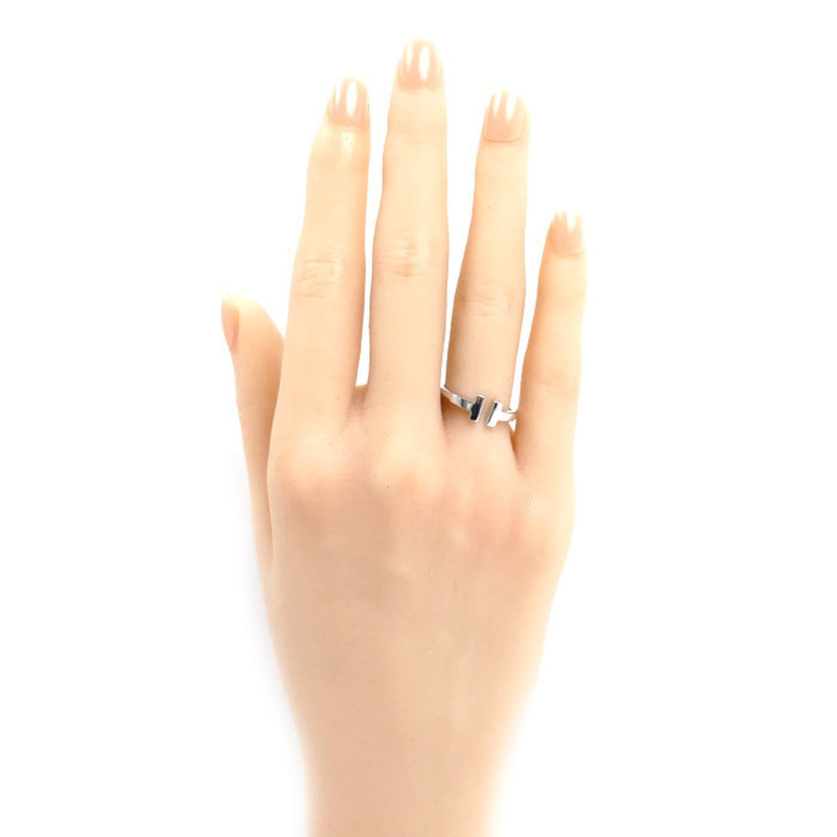 Tiffany White Gold (18K) Band Ring (Pre-Owned)