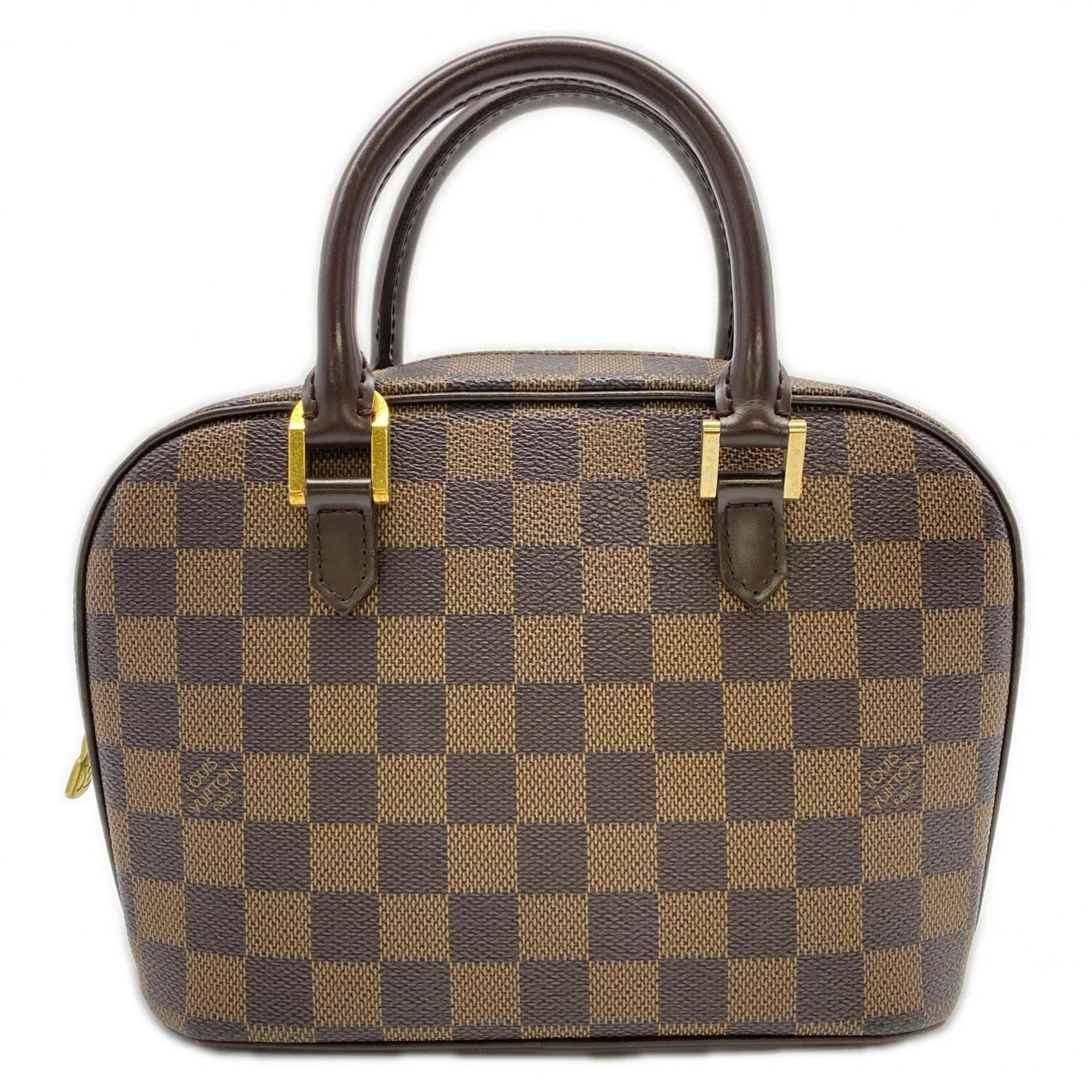 Louis Vuitton Brown Coated Canvas Leather Handbag (Pre-Owned)