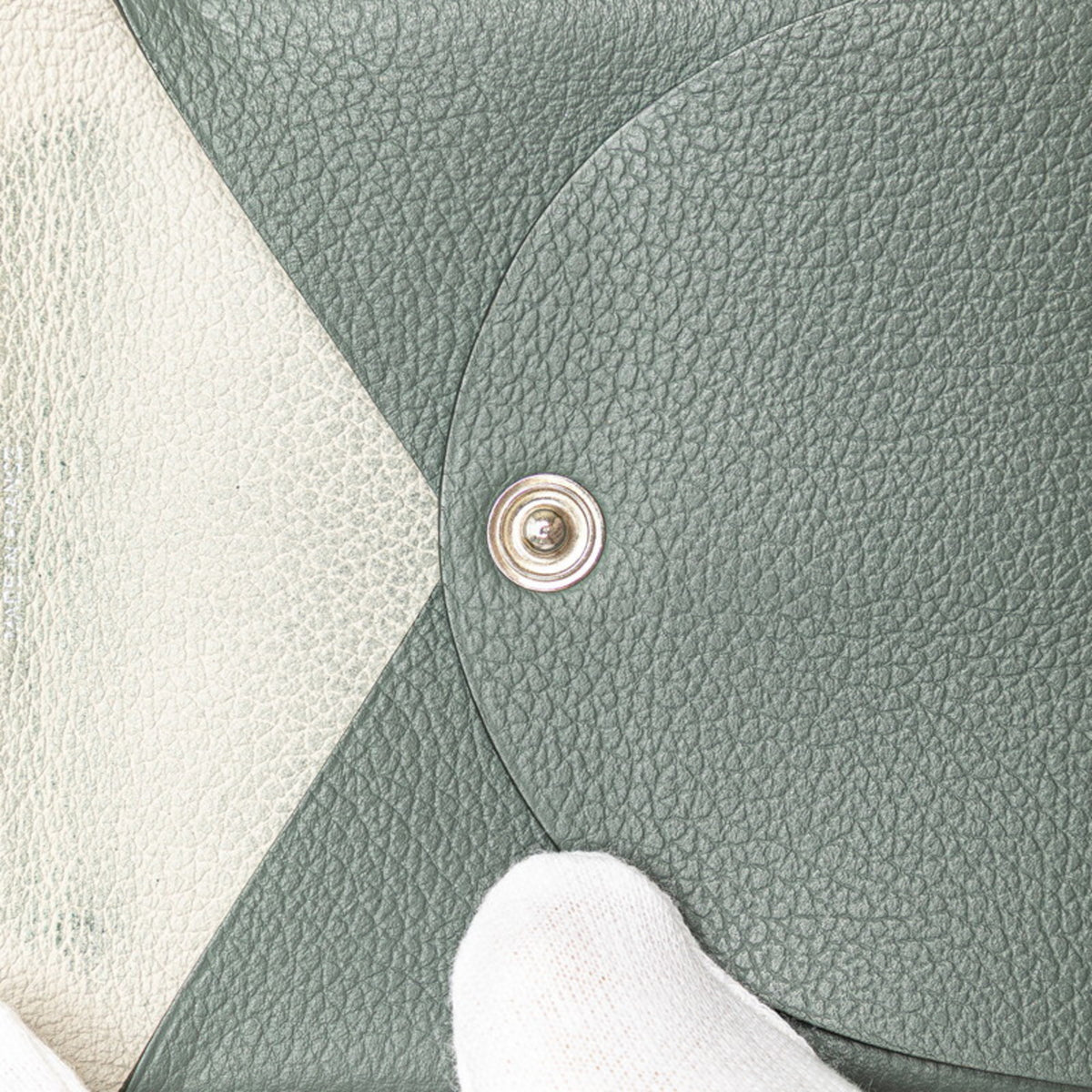 Hermes Gray Coin Purse/Coin Case (Pre-Owned)