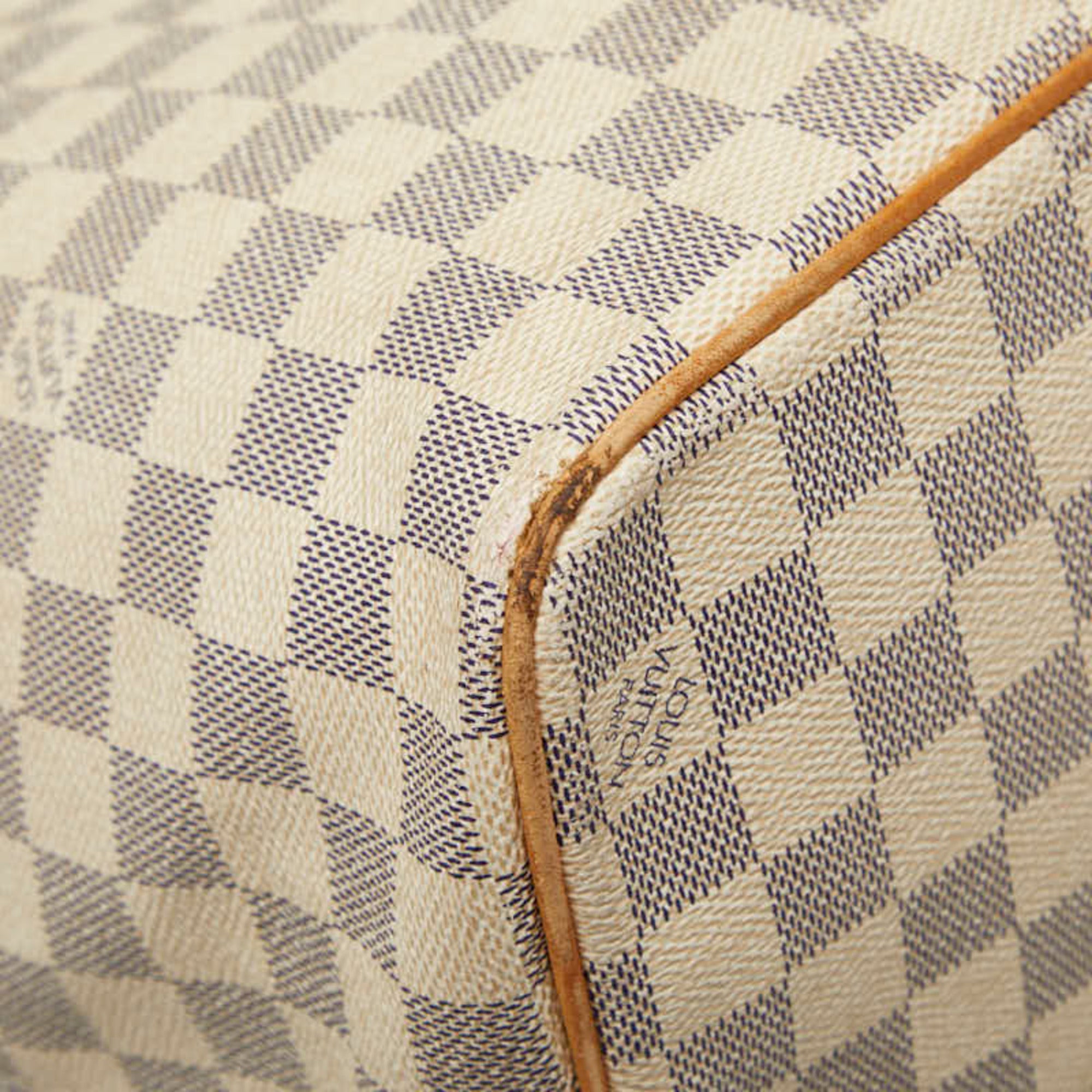 Louis Vuitton White Pvc Leather Tote Bag (Pre-Owned)